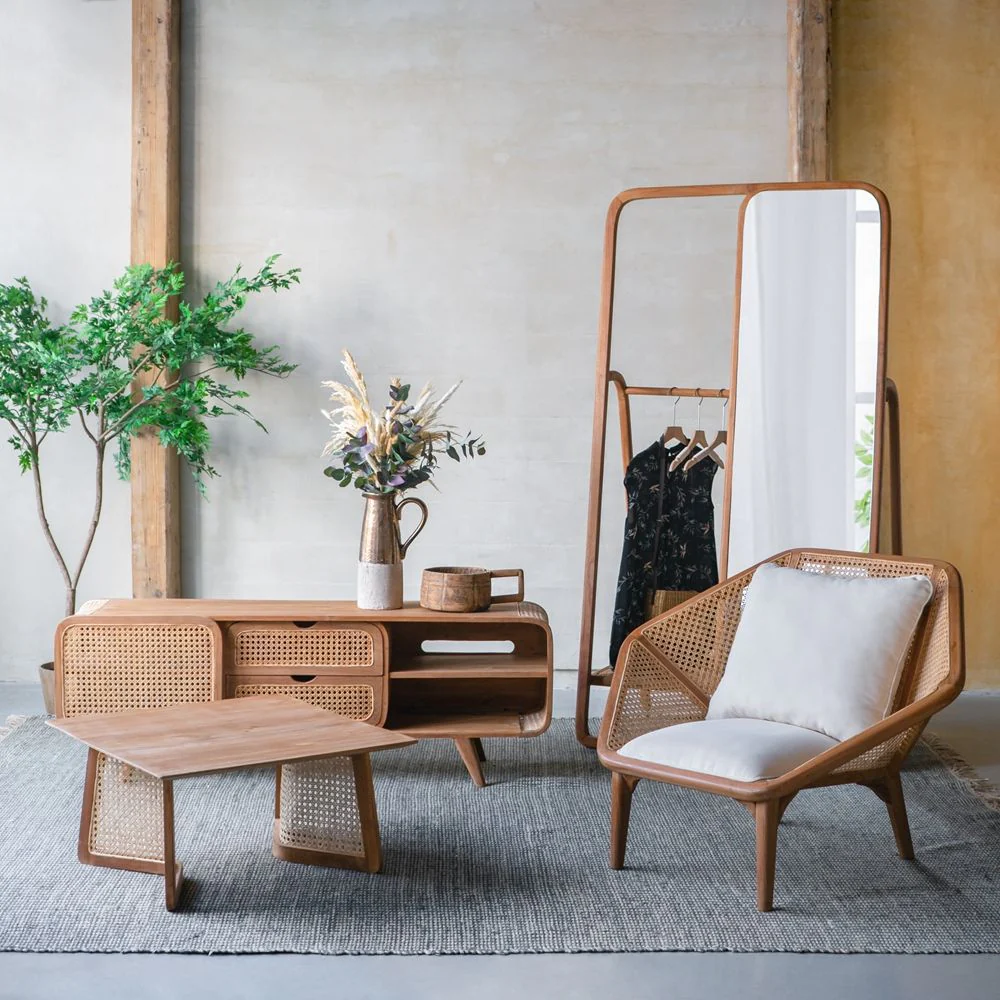 Tectona - Teak Leisure Chair - Natural Wood / Brown - Image 7