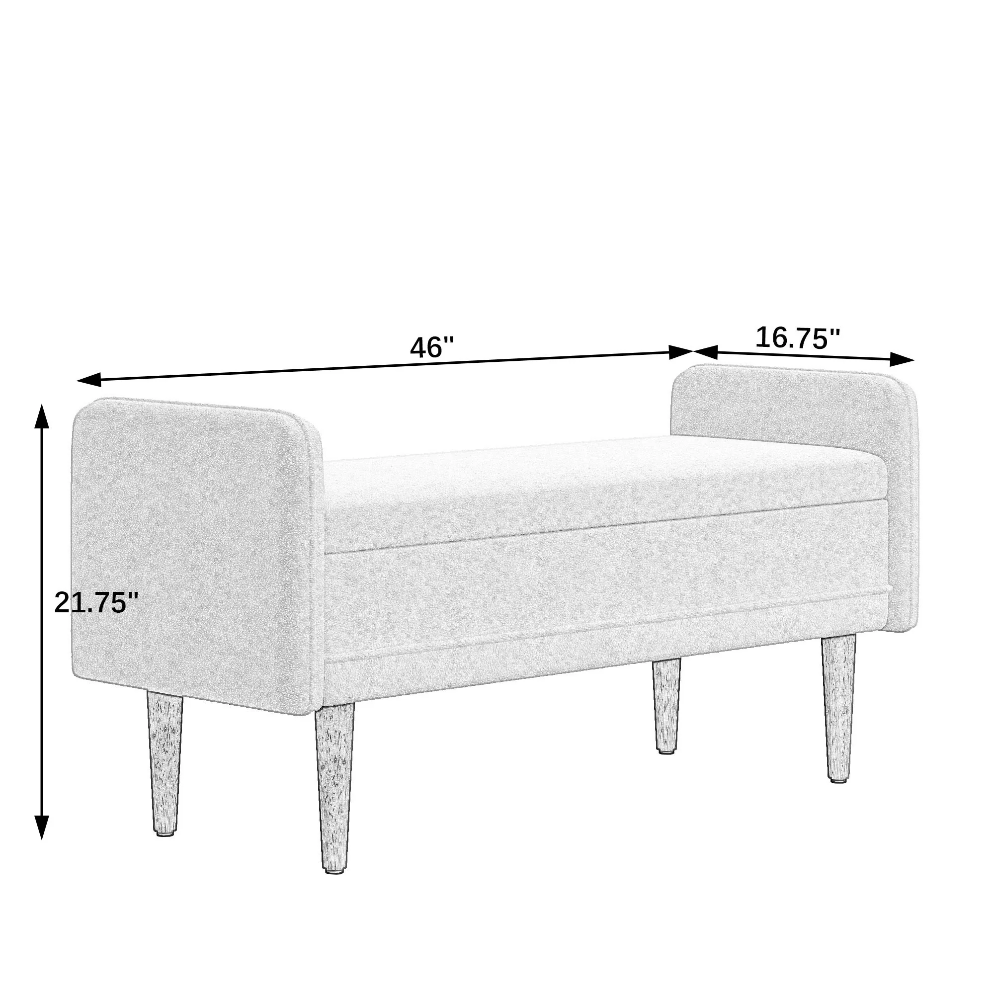 Teddy Storage Stool With Storage Space For Apartments - Image 11