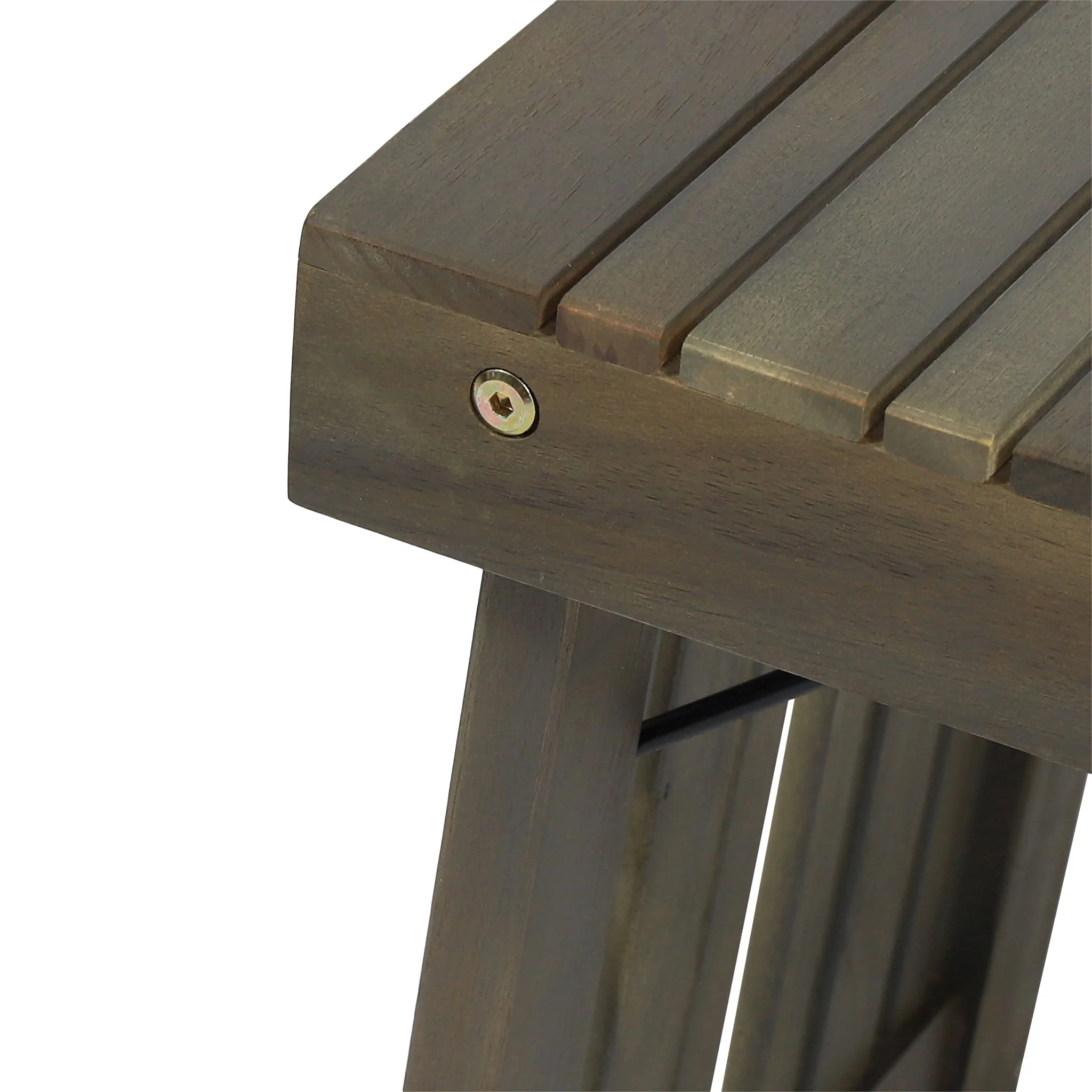 Temptation - Outdoor Foldable Side Table With Slat Design - Image 10