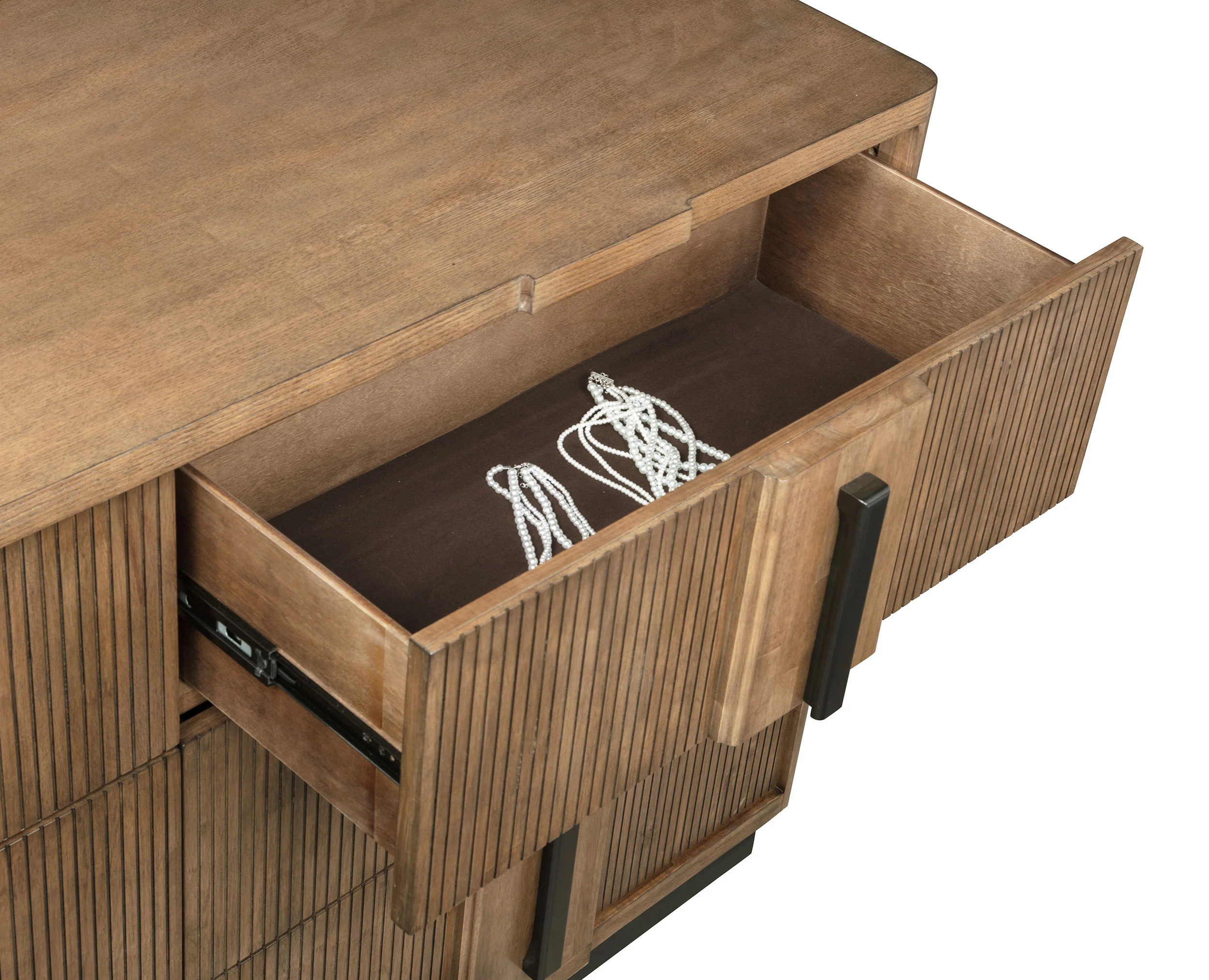 Terrace 6-Drawer Dresser Cabinet in Ash Brown - Image 10