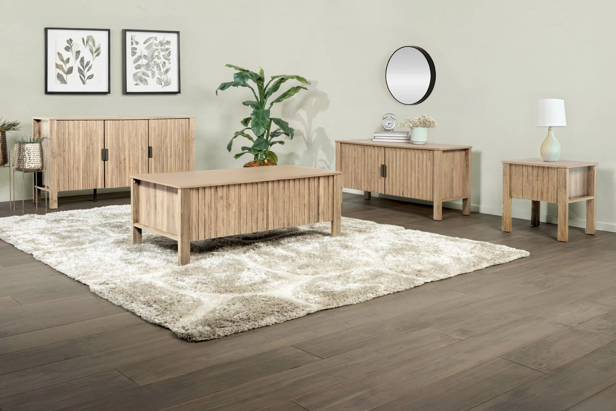 Thayer - 47" Two Door TV Console - Natural - Image 6
