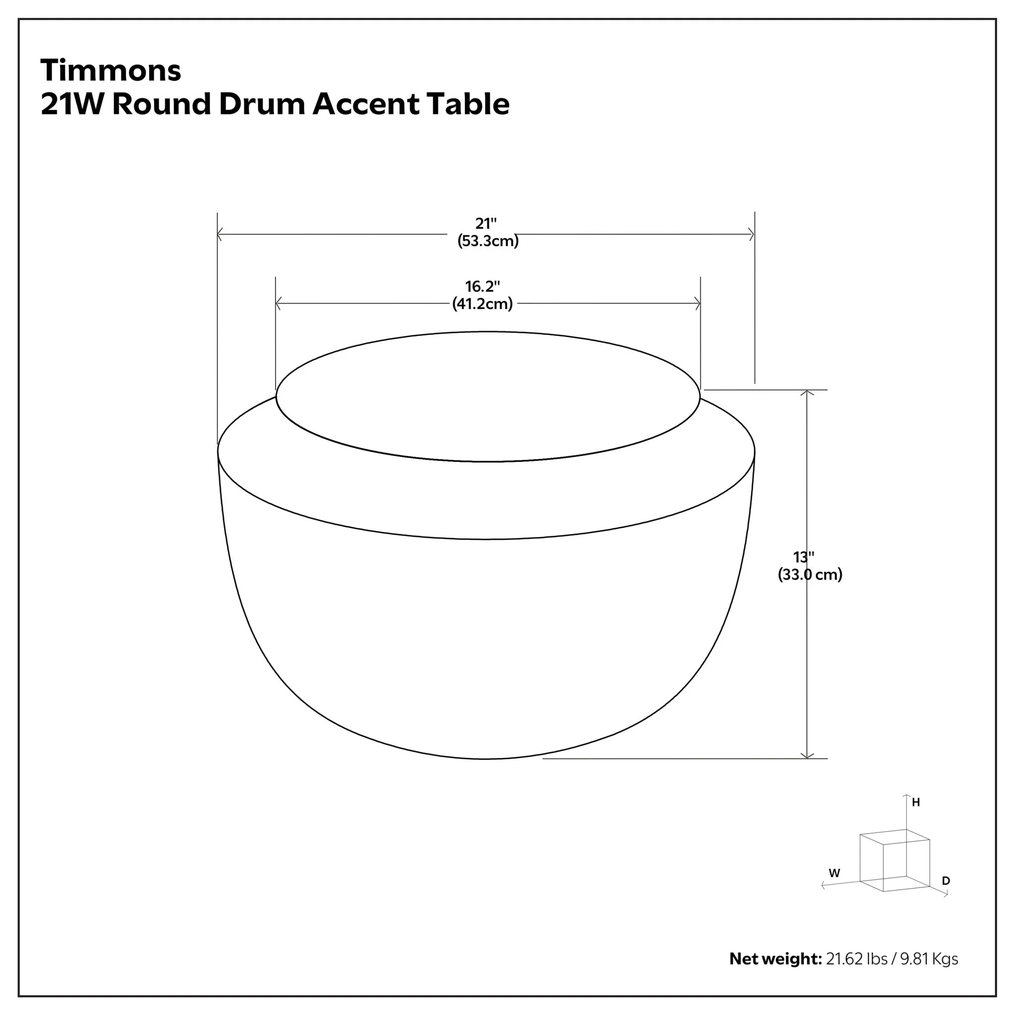 Timmons - Cast Aluminum Coffee Table - Brown - Image 5