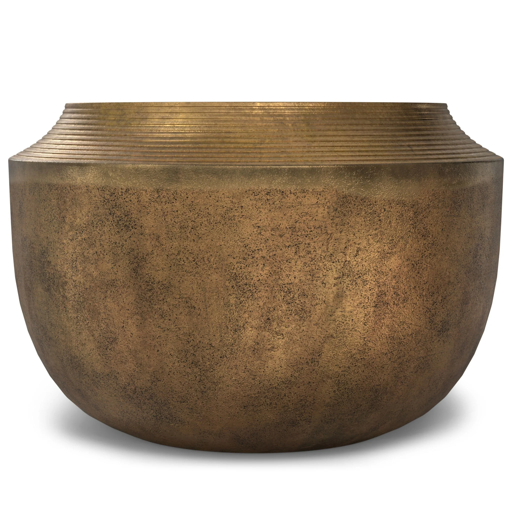 Timmons - Cast Aluminum Coffee Table - Brown - Image 7