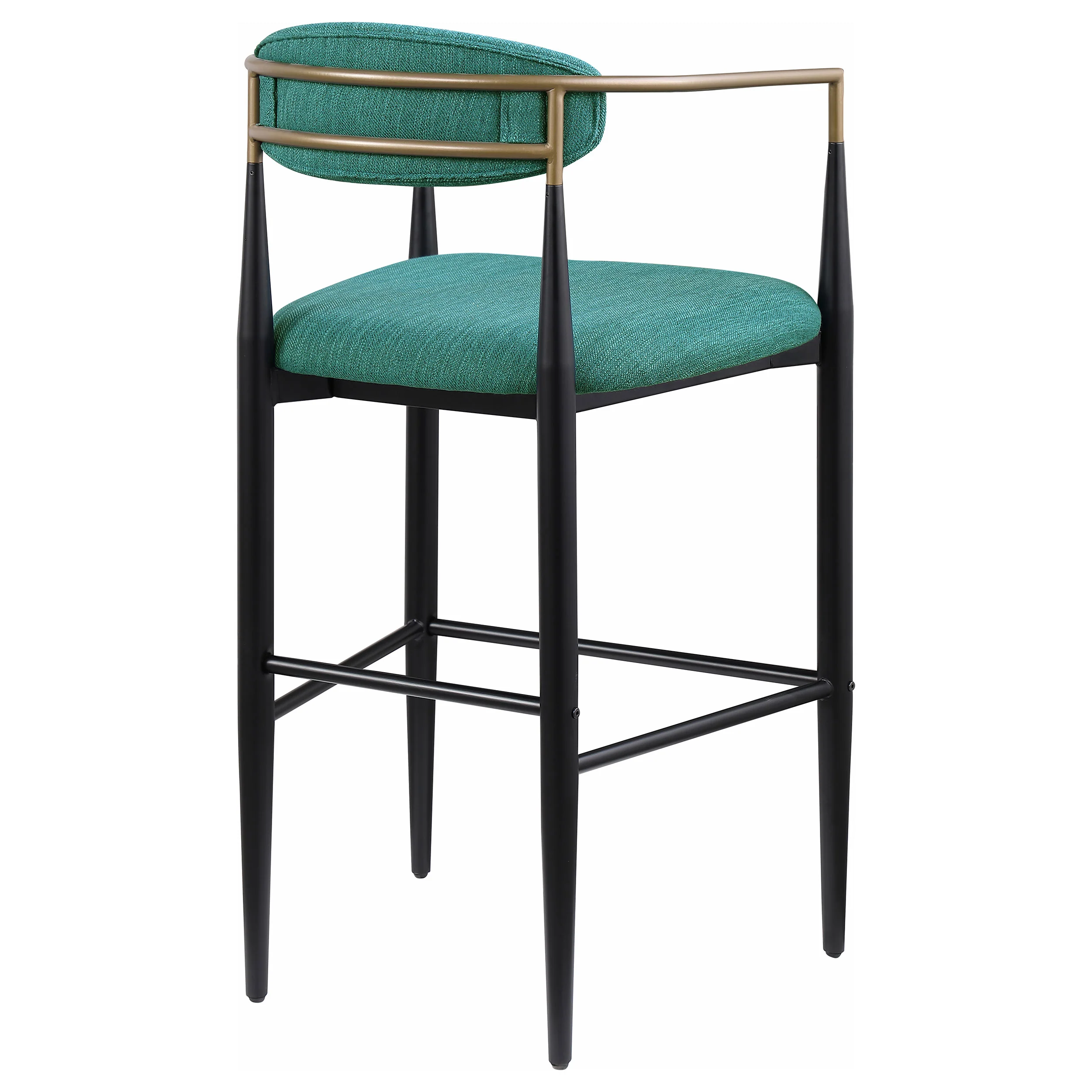 Tina Fabric Upholstered Bar Chair Green - Set of 2 - Image 7