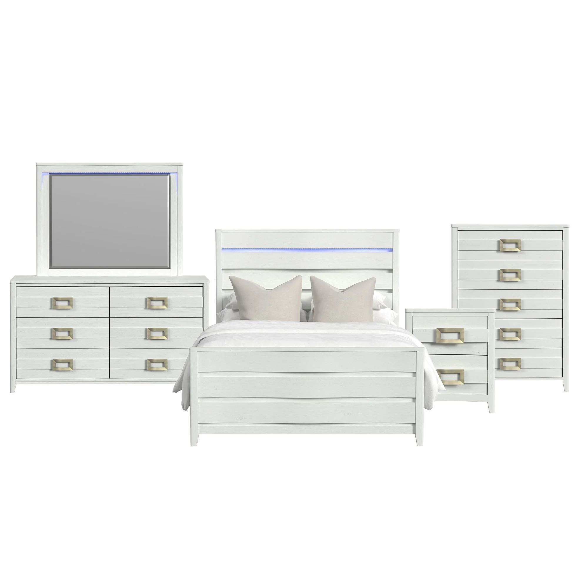 Tobias - Bedroom Set With LED - Image 10