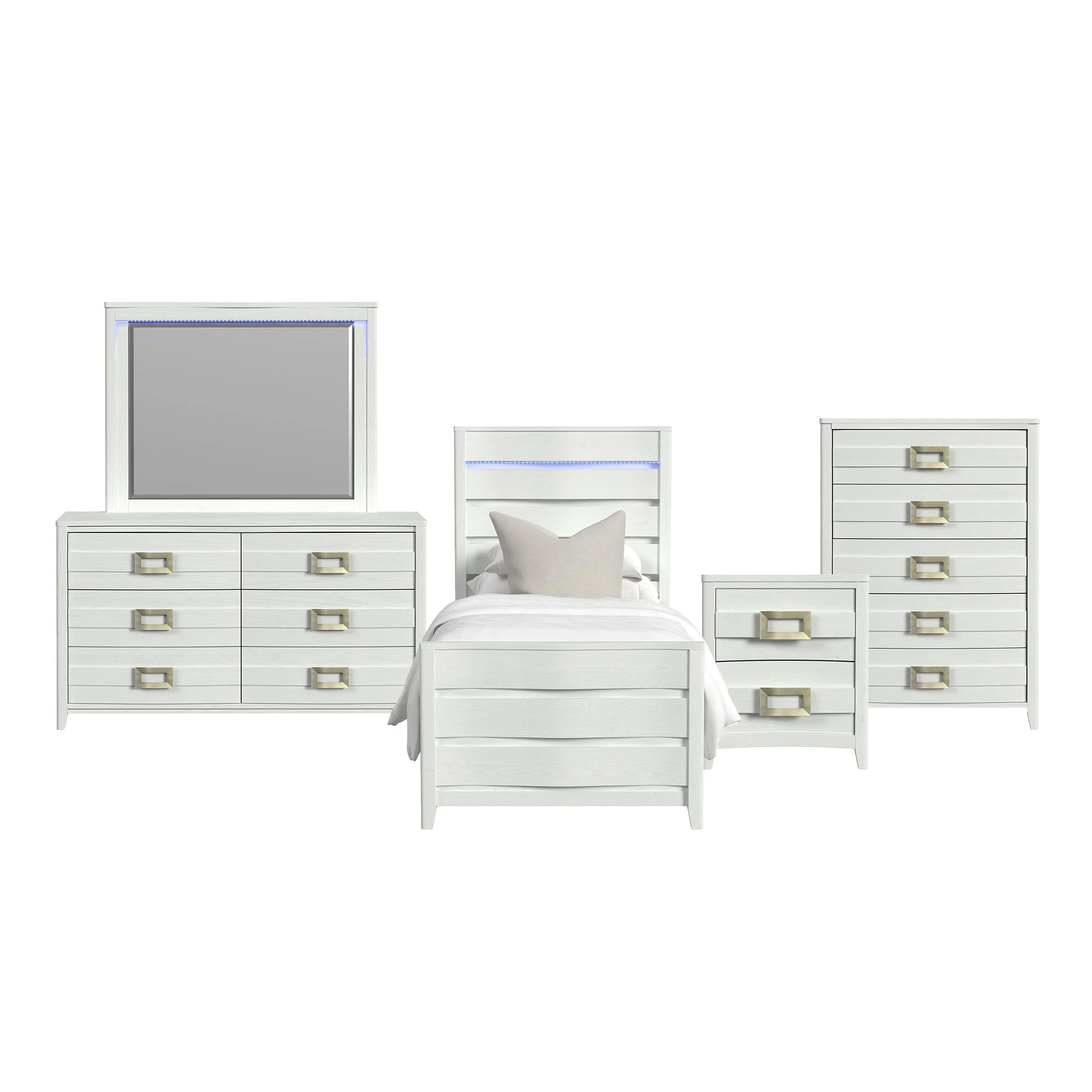 Tobias - Bedroom Set With LED - Image 37