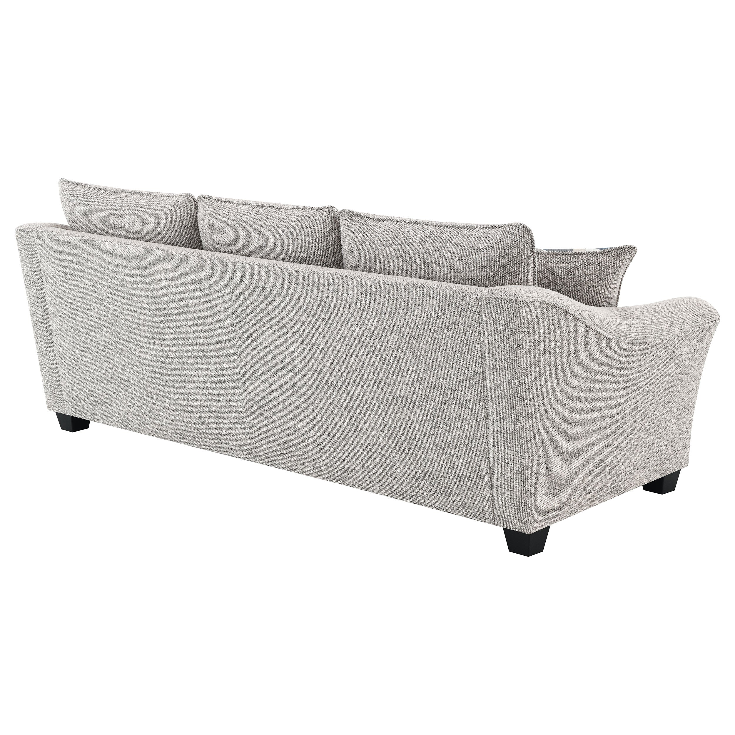Tomkins Boucle Upholstered Sofa Light Grey - Image 6