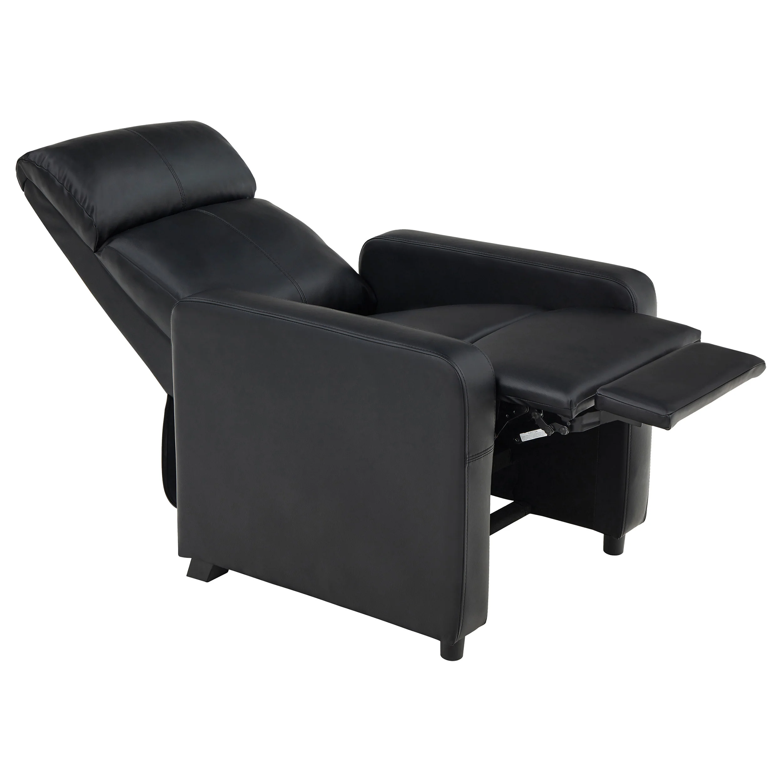 Toohey Upholstered Tufted Recliner Living Room Set Black - Image 6