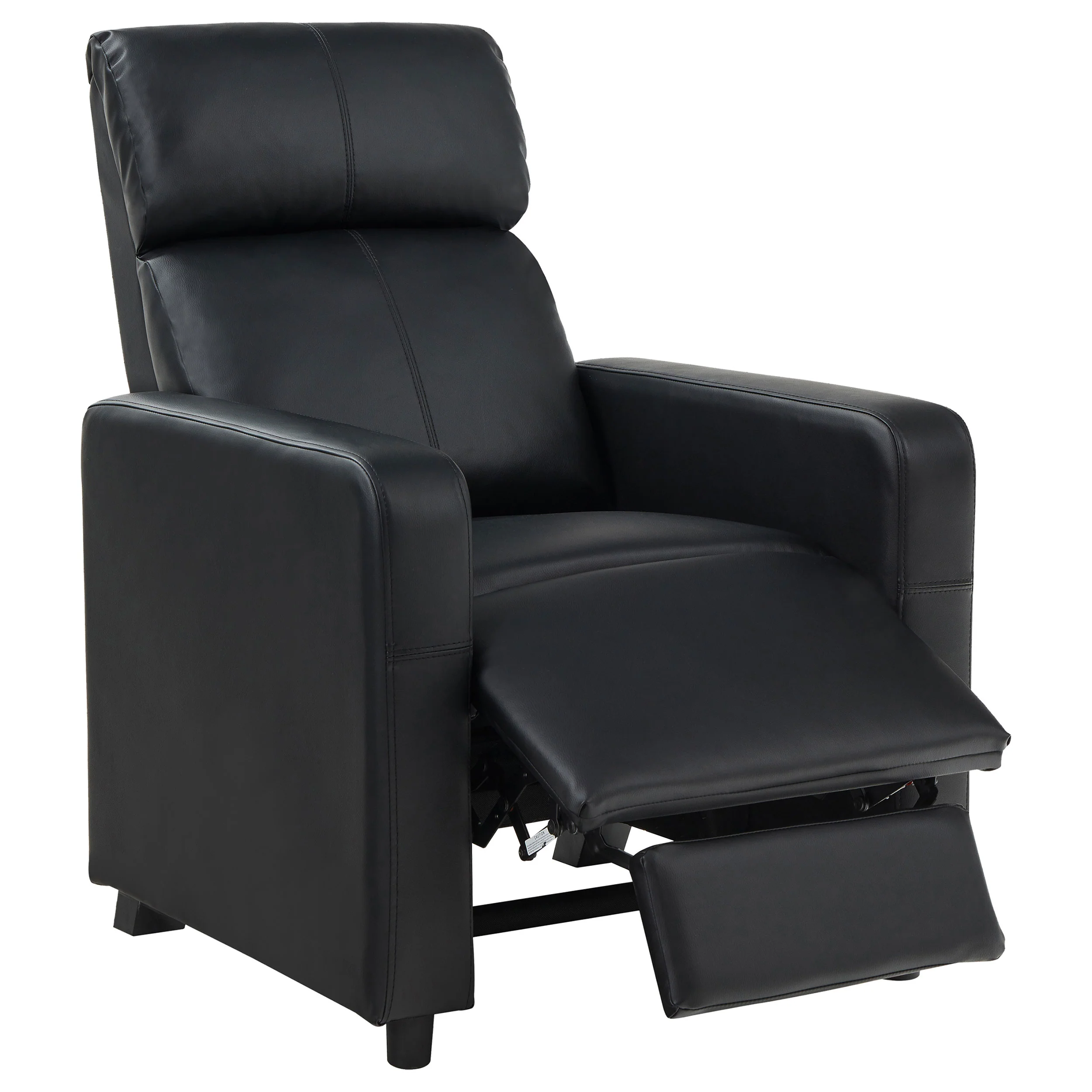 Toohey Upholstered Tufted Recliner Living Room Set Black - Image 8