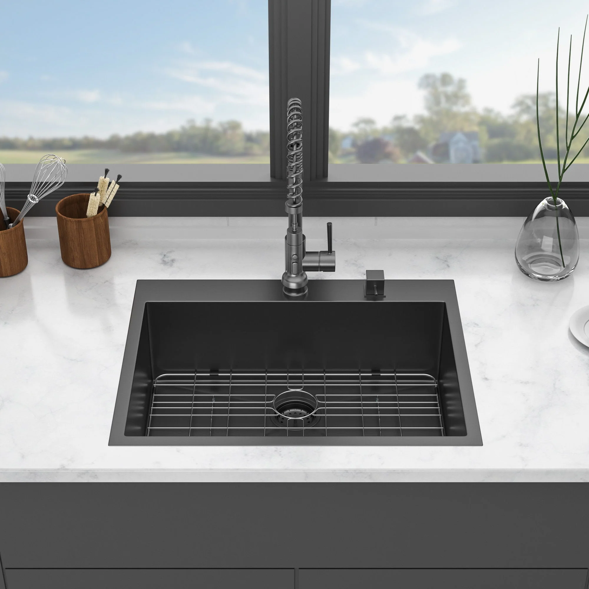 Topmount Kitchen Sink 16 Gauge, Single Bowl - Image 24