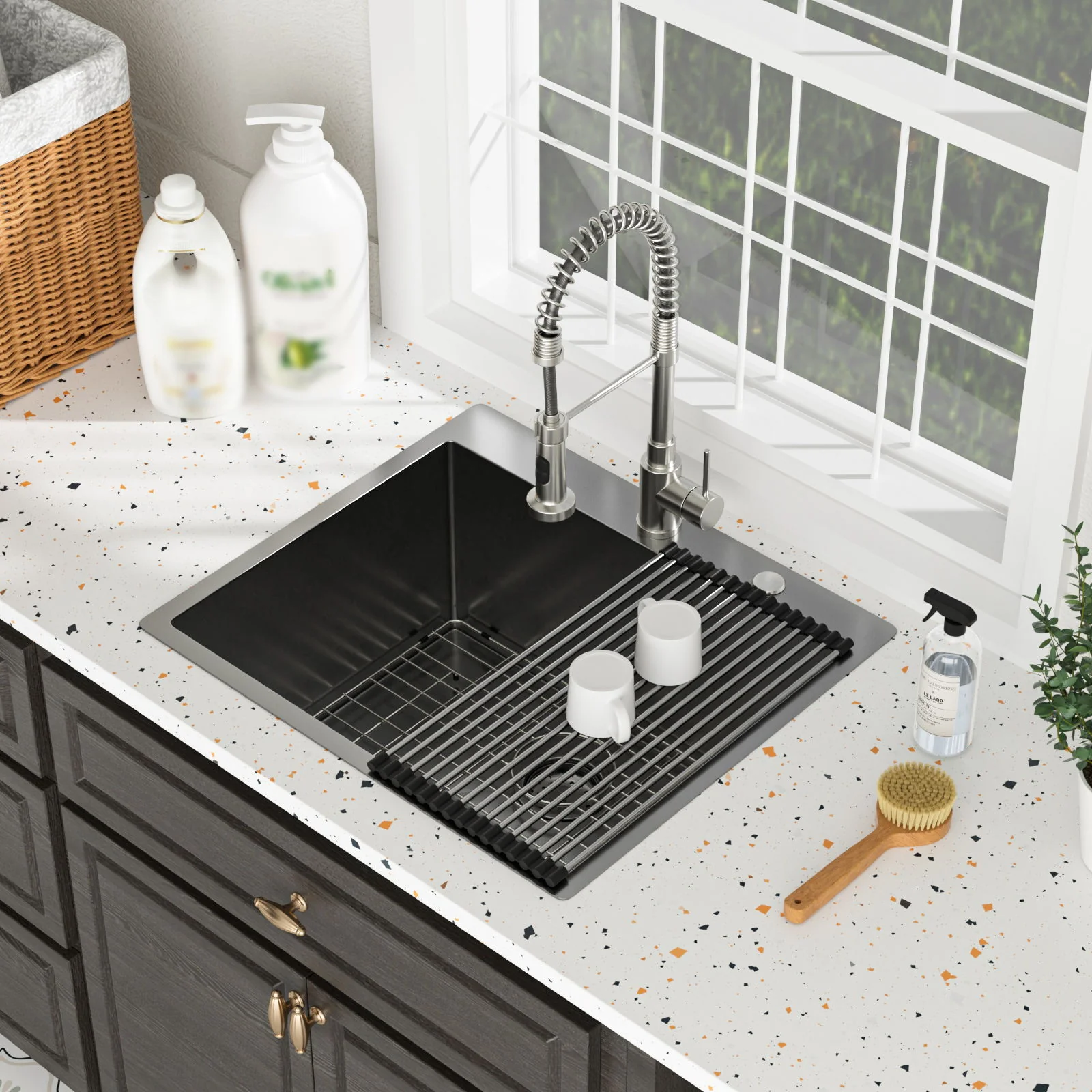 Topmount Kitchen Sink 16 Gauge, Single Bowl - Image 37