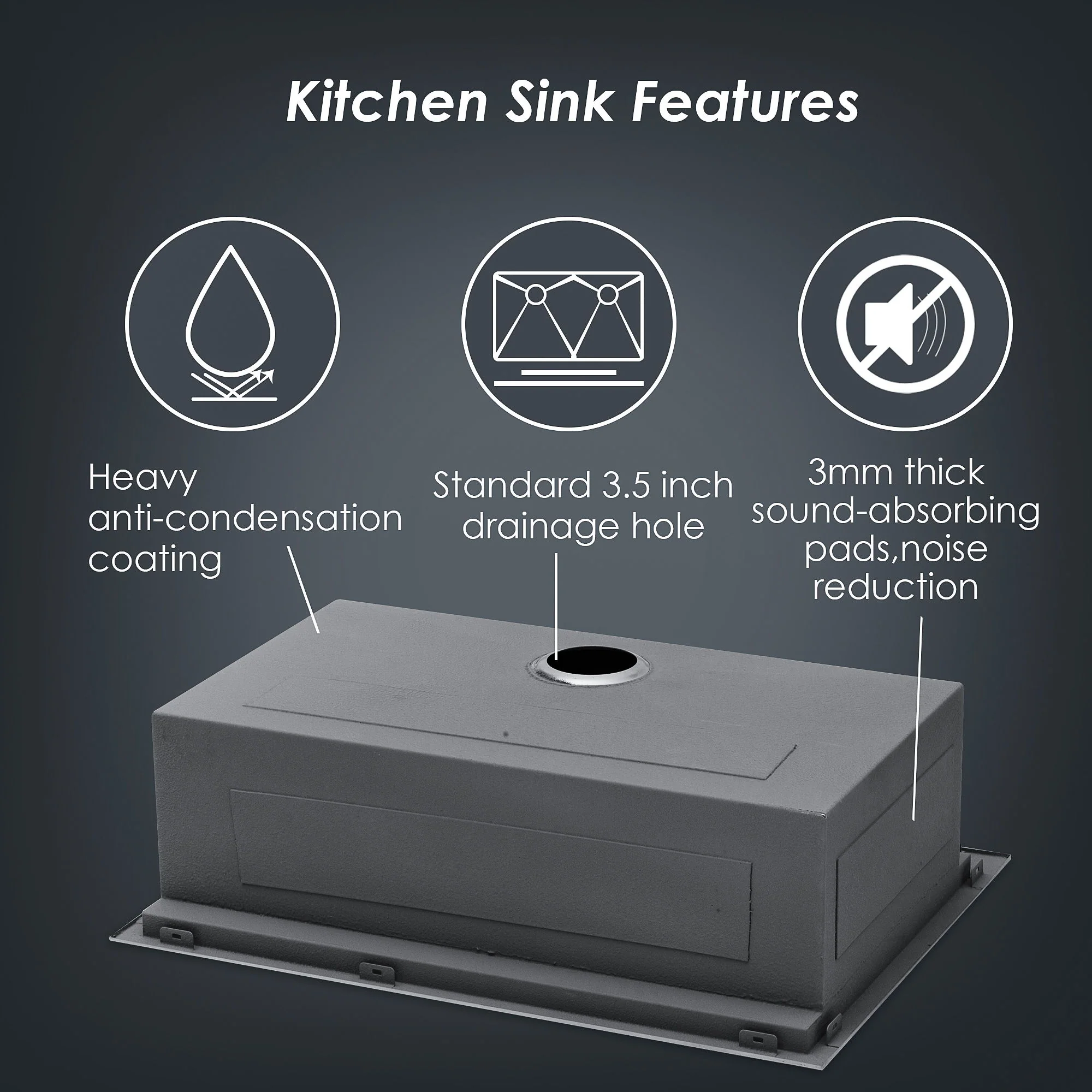 Topmount Stainless Steel Kitchen Sink With Workstation Ledge And Accessories - Image 6