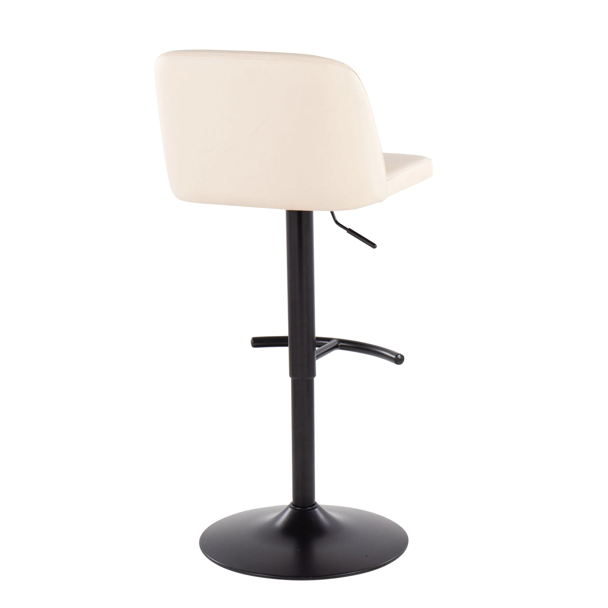 Toriano - Contemporary Adjustable Bar Stool With Rounded T Footrest (Set of 2) - Image 19