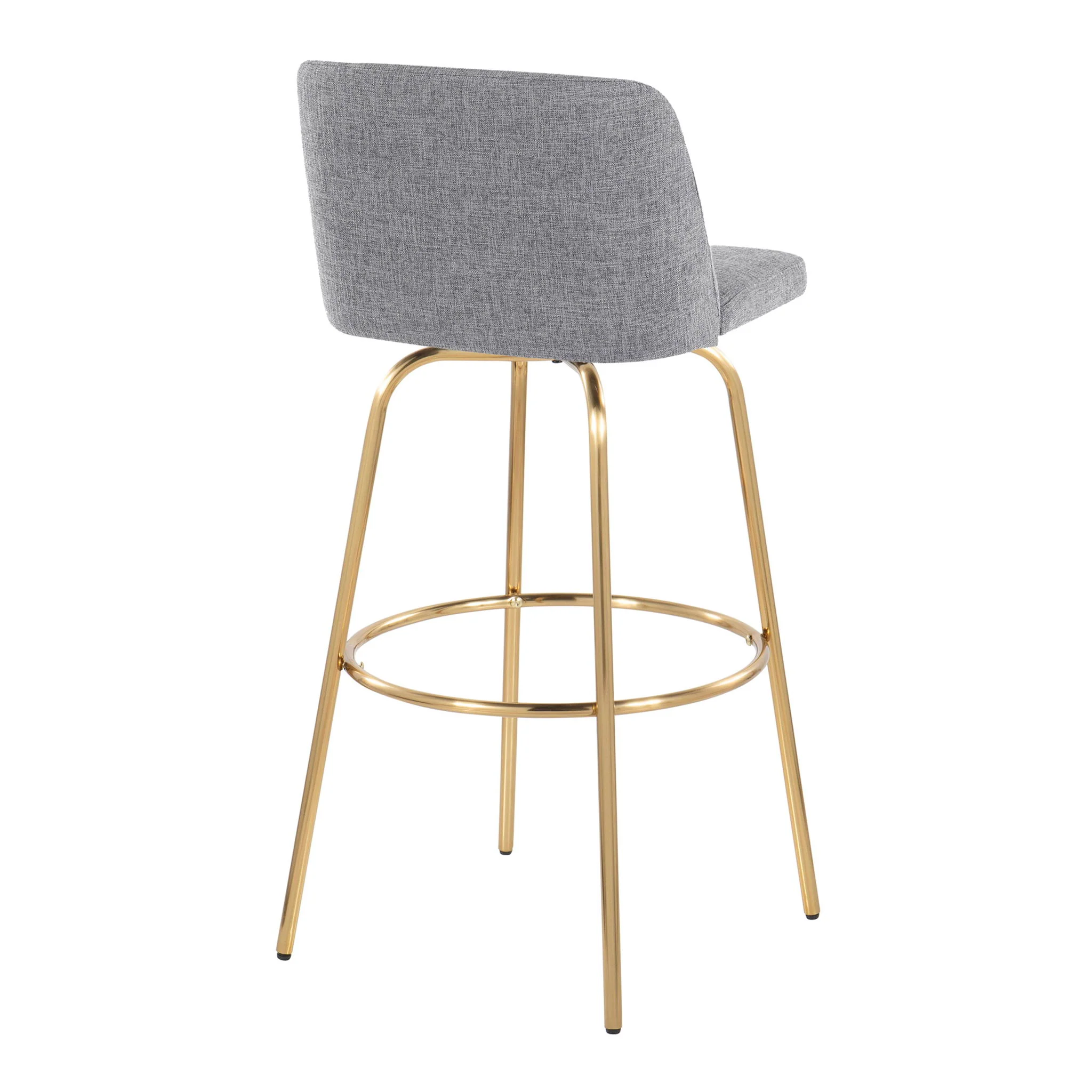 Toriano - Contemporary Fixed Height Barstool With Swivel And Round Footrest (Set of 2) - Image 21
