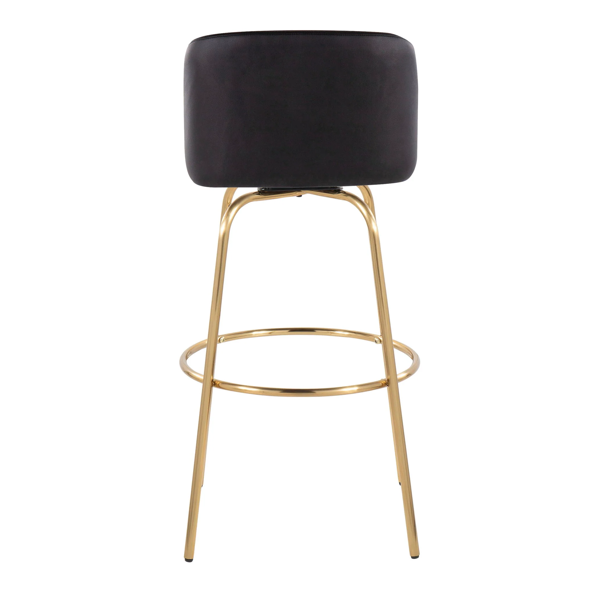 Toriano - Contemporary Fixed Height Barstool With Swivel And Round Footrest (Set of 2) - Image 25