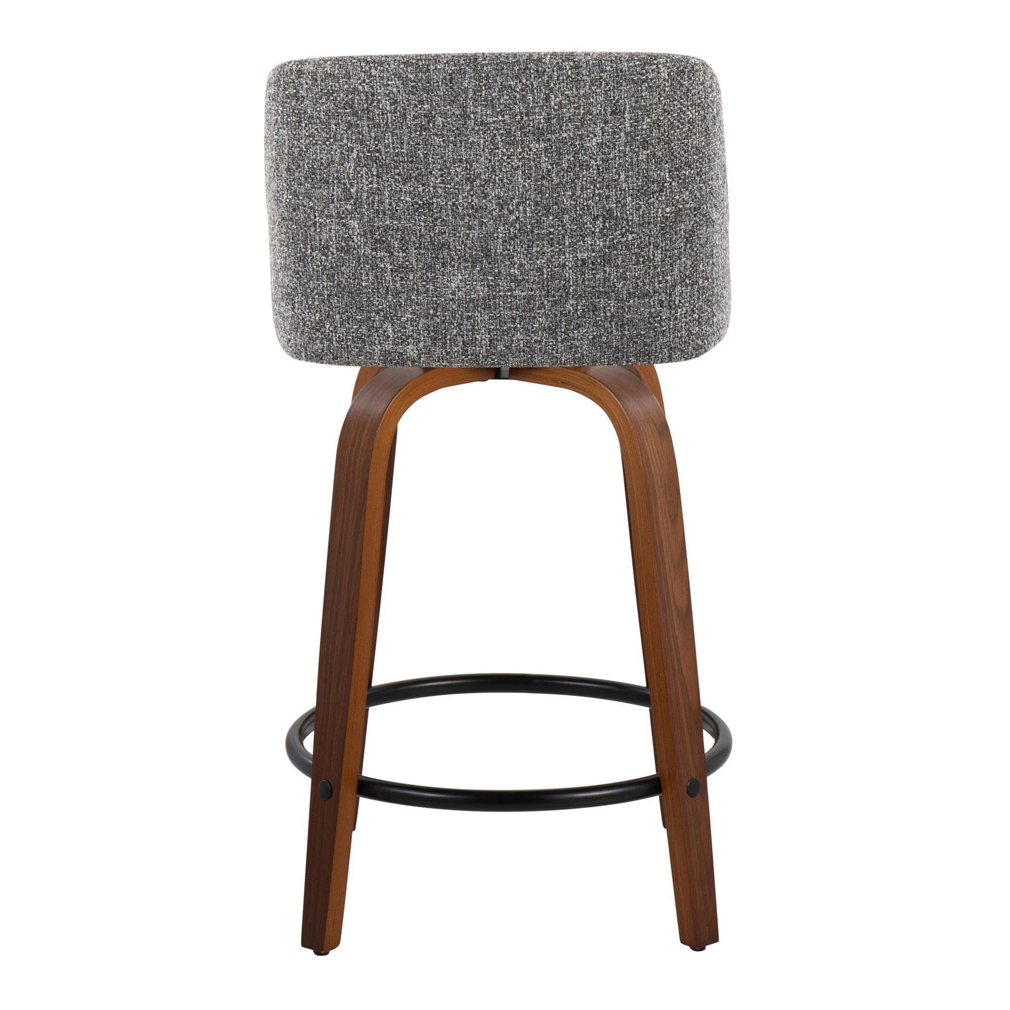 Toriano - Mid Century Modern, Fixed Height Counter Stool & Swivel And Round Footrest (Set of 2) - Image 21