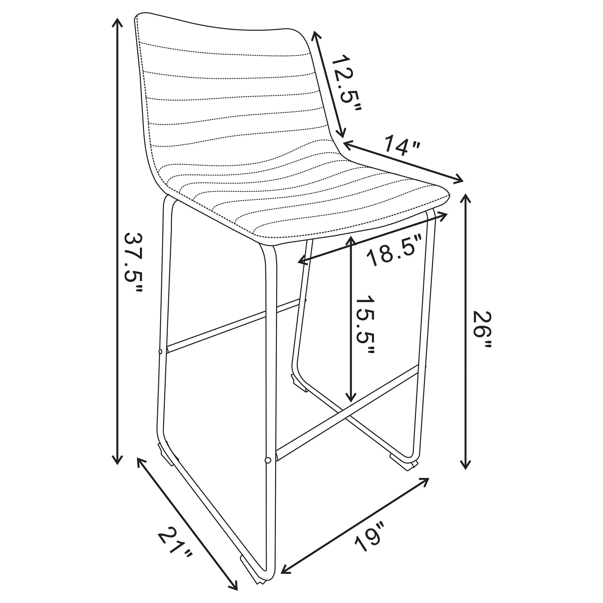 Torrence - Counter Chair (Set of 2) - Image 13