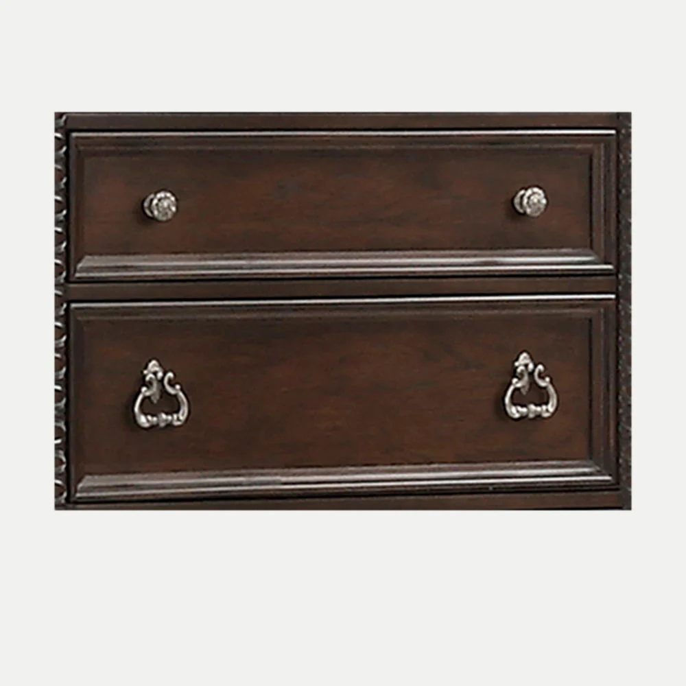 Traditional 5 Drawer Chest - Mahogany - Image 6