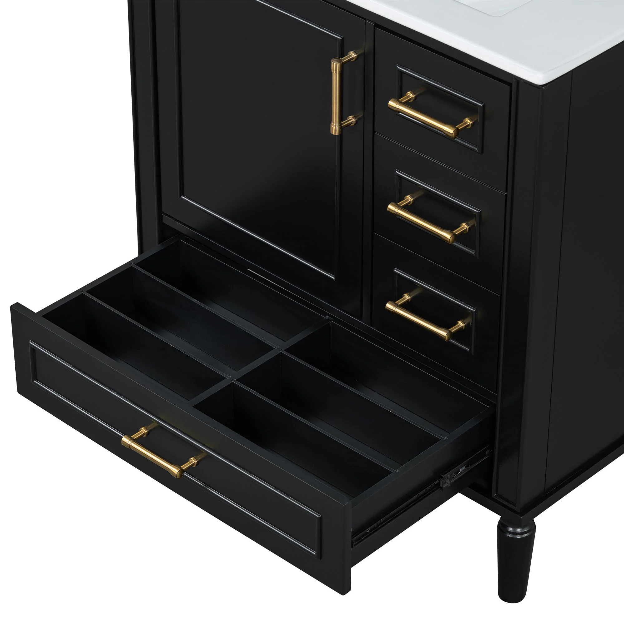 Traditional Bathroom Vanity Set With Soft Close Doors - Image 42