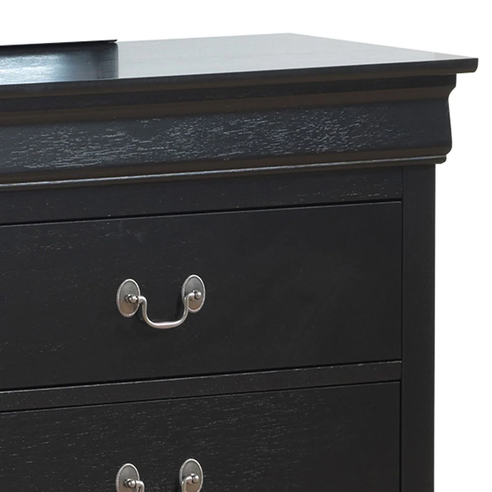 Traditional Elegant Dresser - Black - Image 3