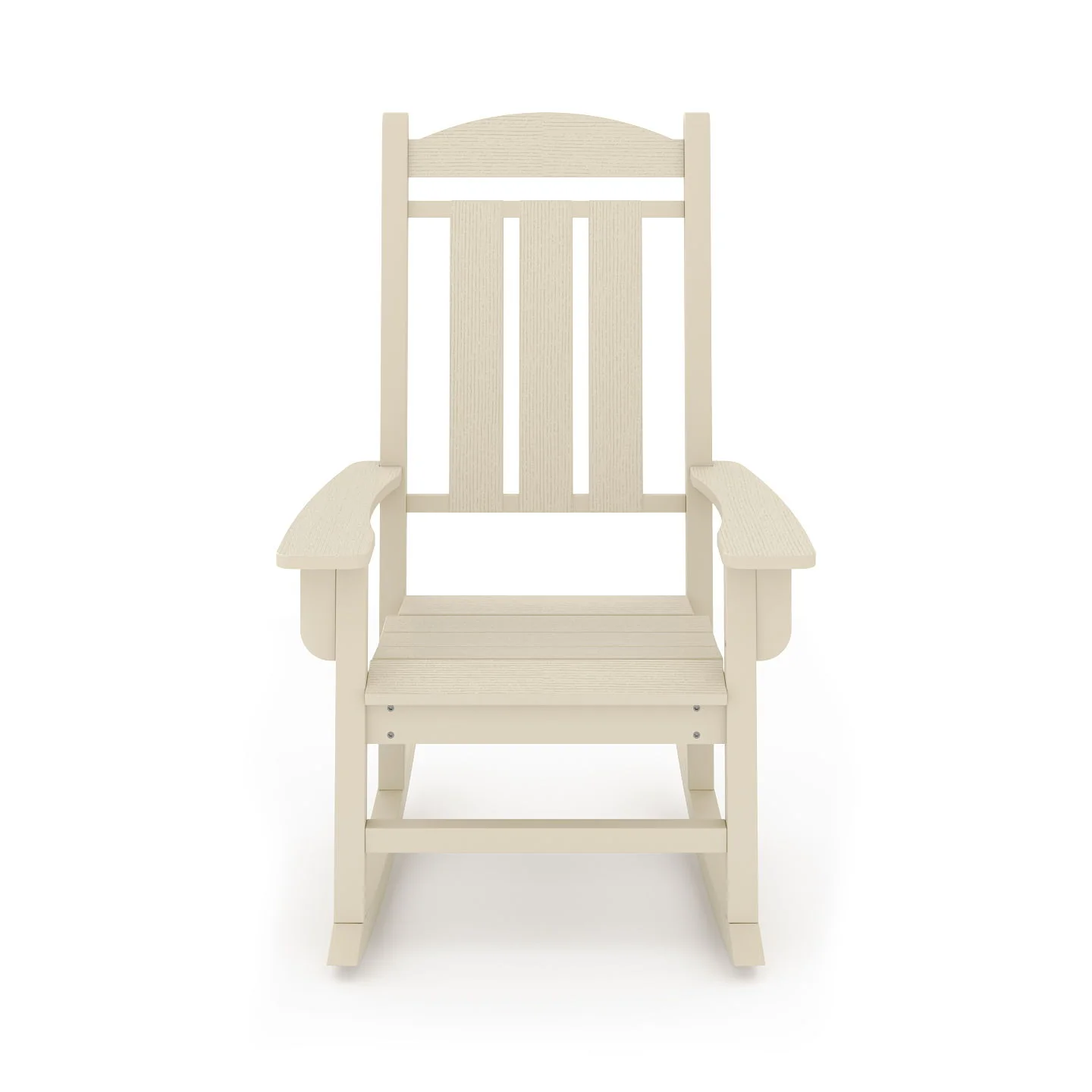 Traditional Porch Rocker Classic HDPE Poly Lumber For Porch, Patio, And Garden Comfort - Image 7