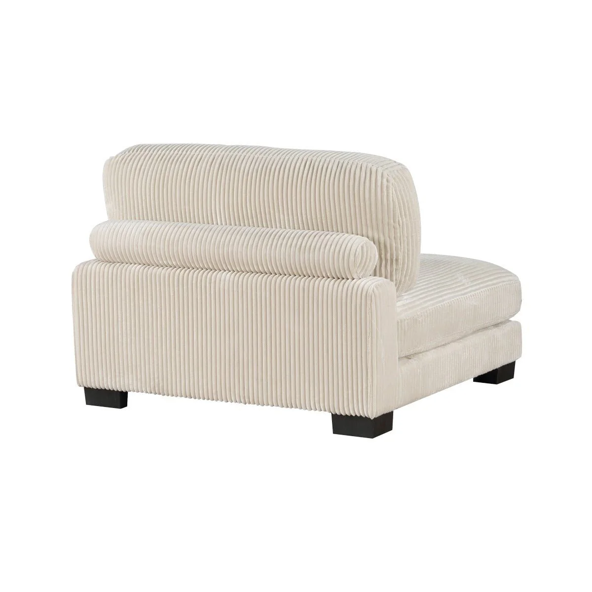 Traverse Modular Sectional Armless Chair in Beige - Image 4