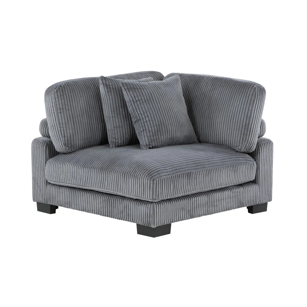 Cedric Modular Sectional Corner Chair in Gray