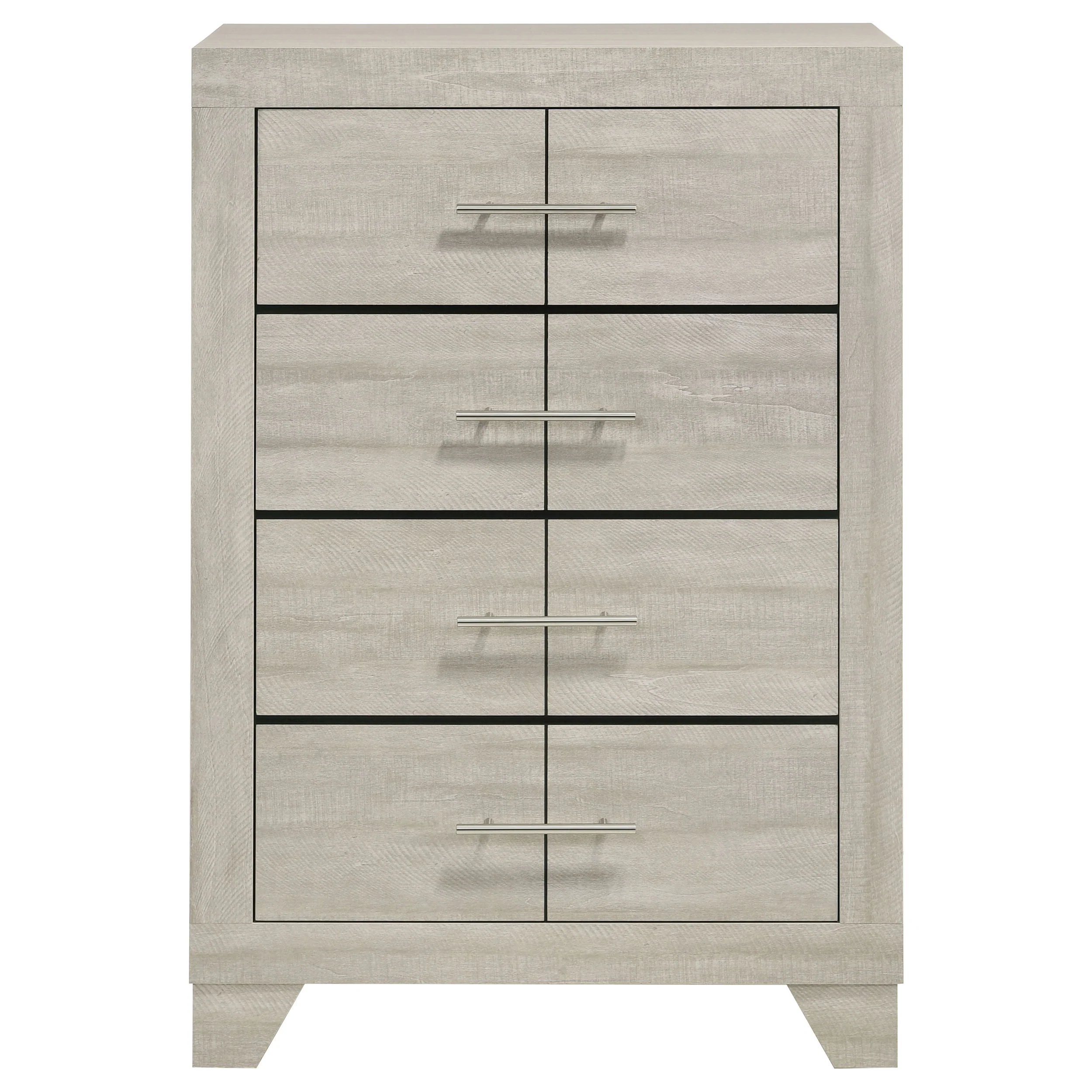 Trenton 4-Drawer Chest of Drawers in Rustic Cream - Image 3