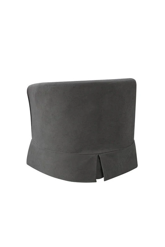 Tucker - Woven Fabric Swivel Barrel Chair - Image 9