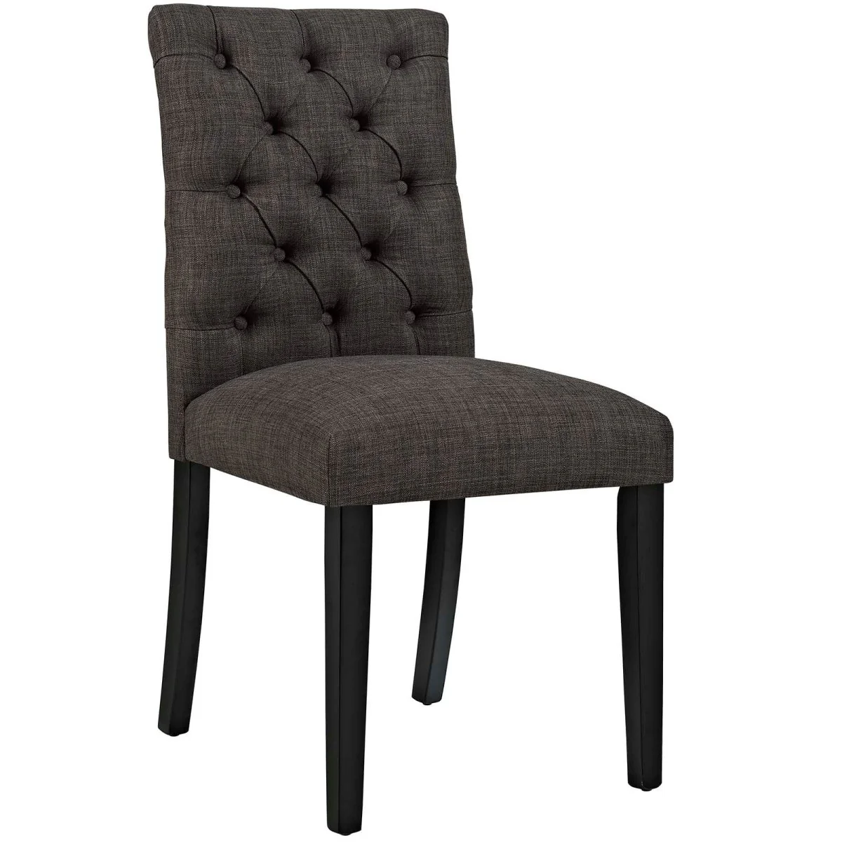 Tufted Button Back Fabric Dining Chair Set of 2 - Image 13