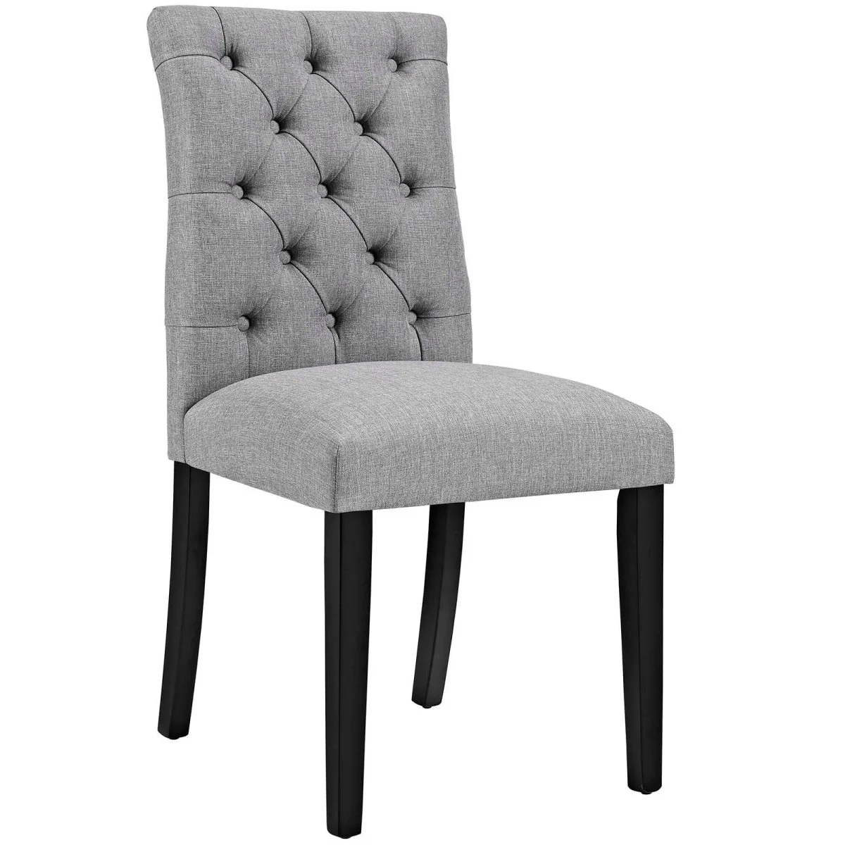 Tufted Button Back Fabric Dining Chair Set of 2 - Image 33