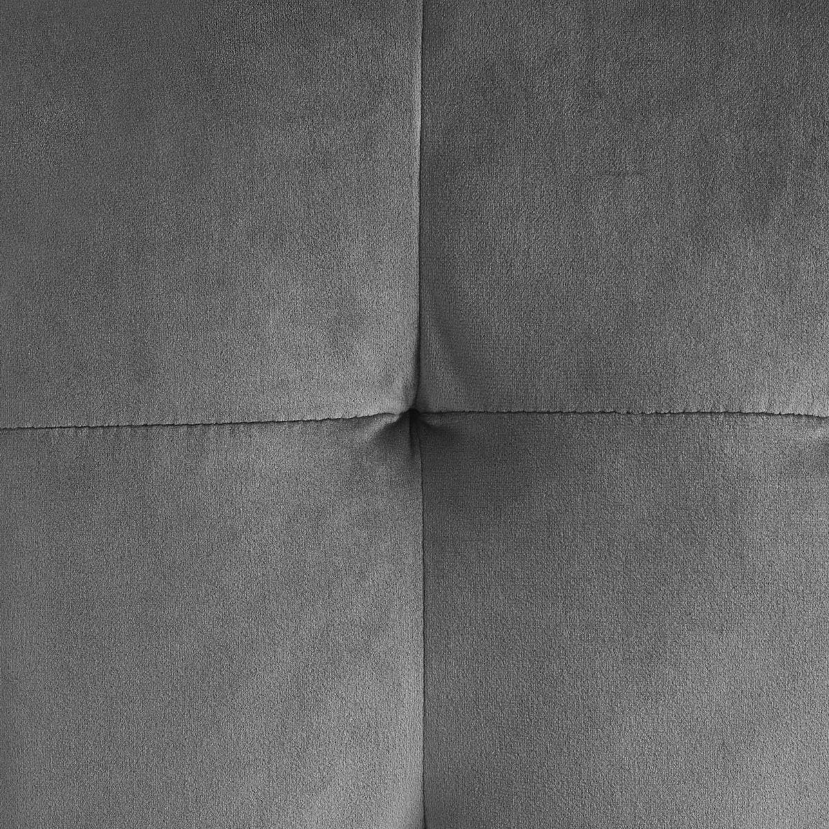 Tufted Cube Velvet Ottoman – 15 Inch Upholstered - Image 10
