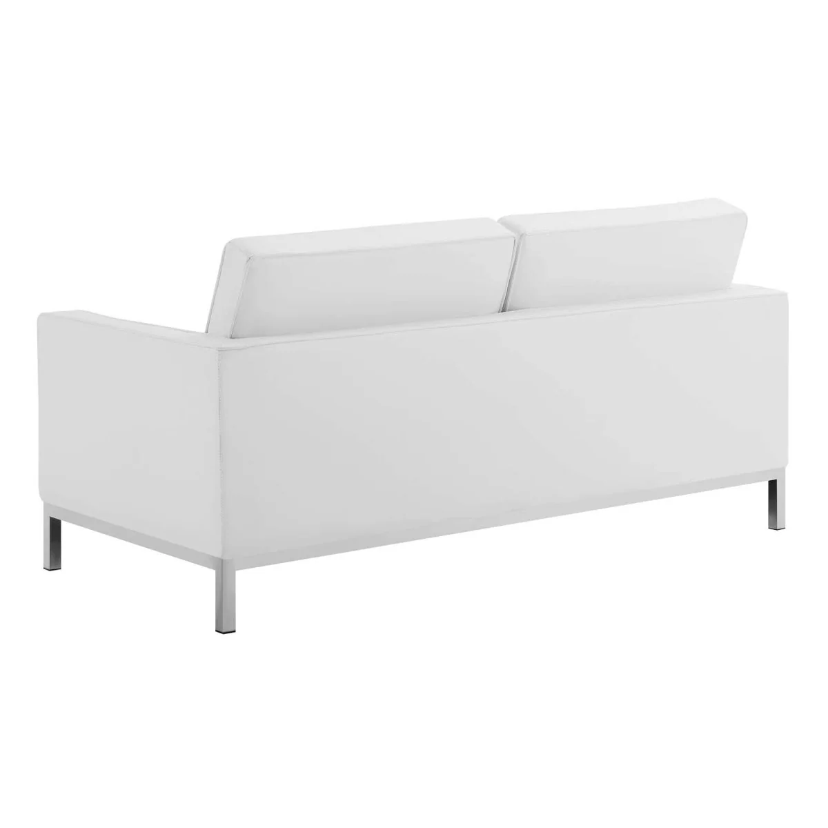 Tufted Faux Leather Loveseat and Armchair 2-Piece Set - Image 10