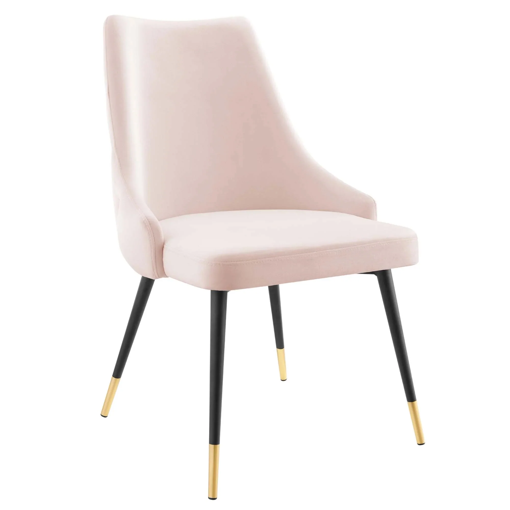 Tufted Performance Velvet Dining Side Chair with Tapered Legs - Image 66