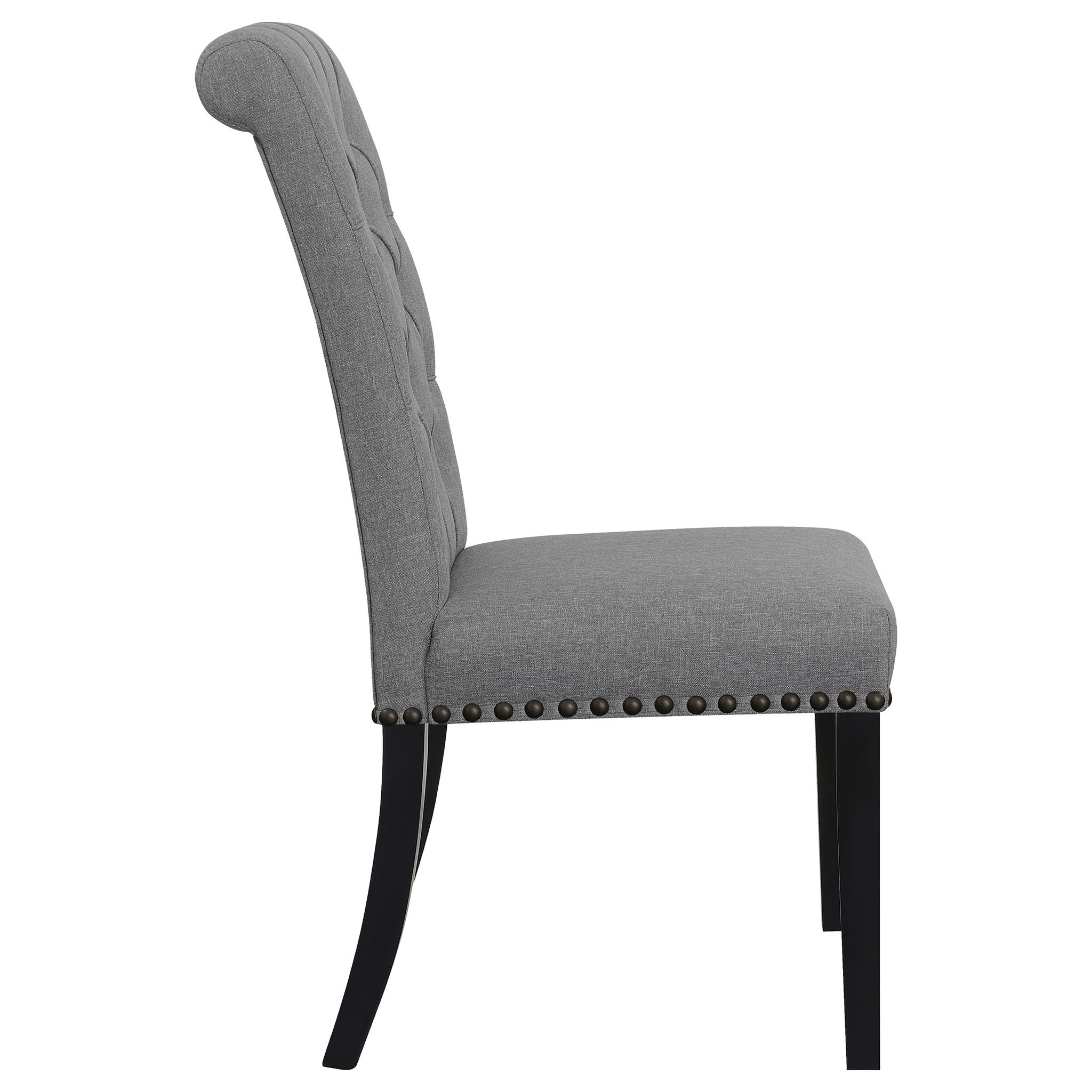 Tufted Rolled Backrest Side Chairs (Set of 2) - Image 24