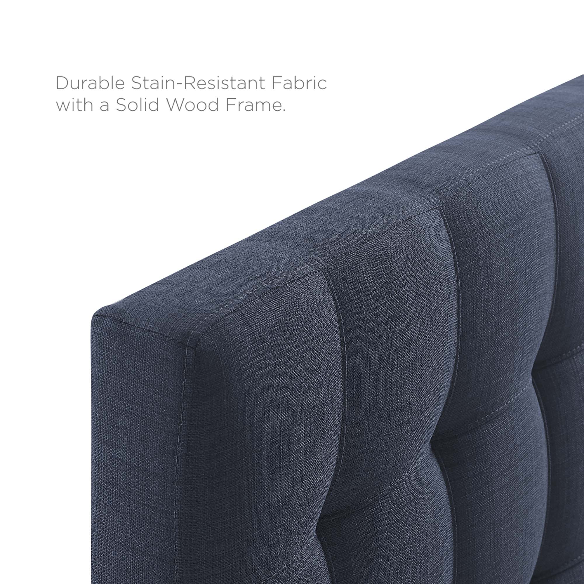 Tufted Upholstered Fabric Headboard - Image 50