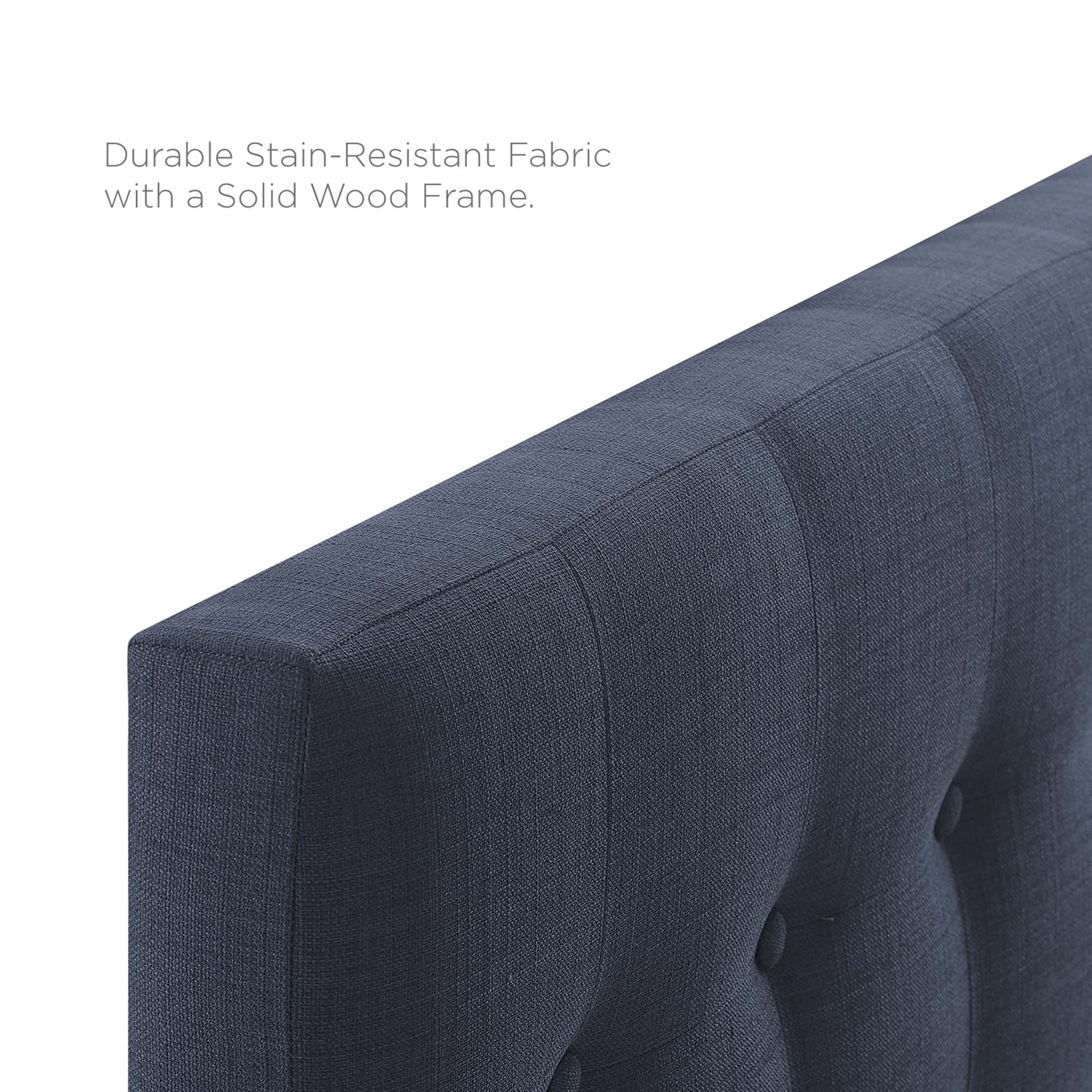 Tufted Upholstered Fabric Headboard - Image 26