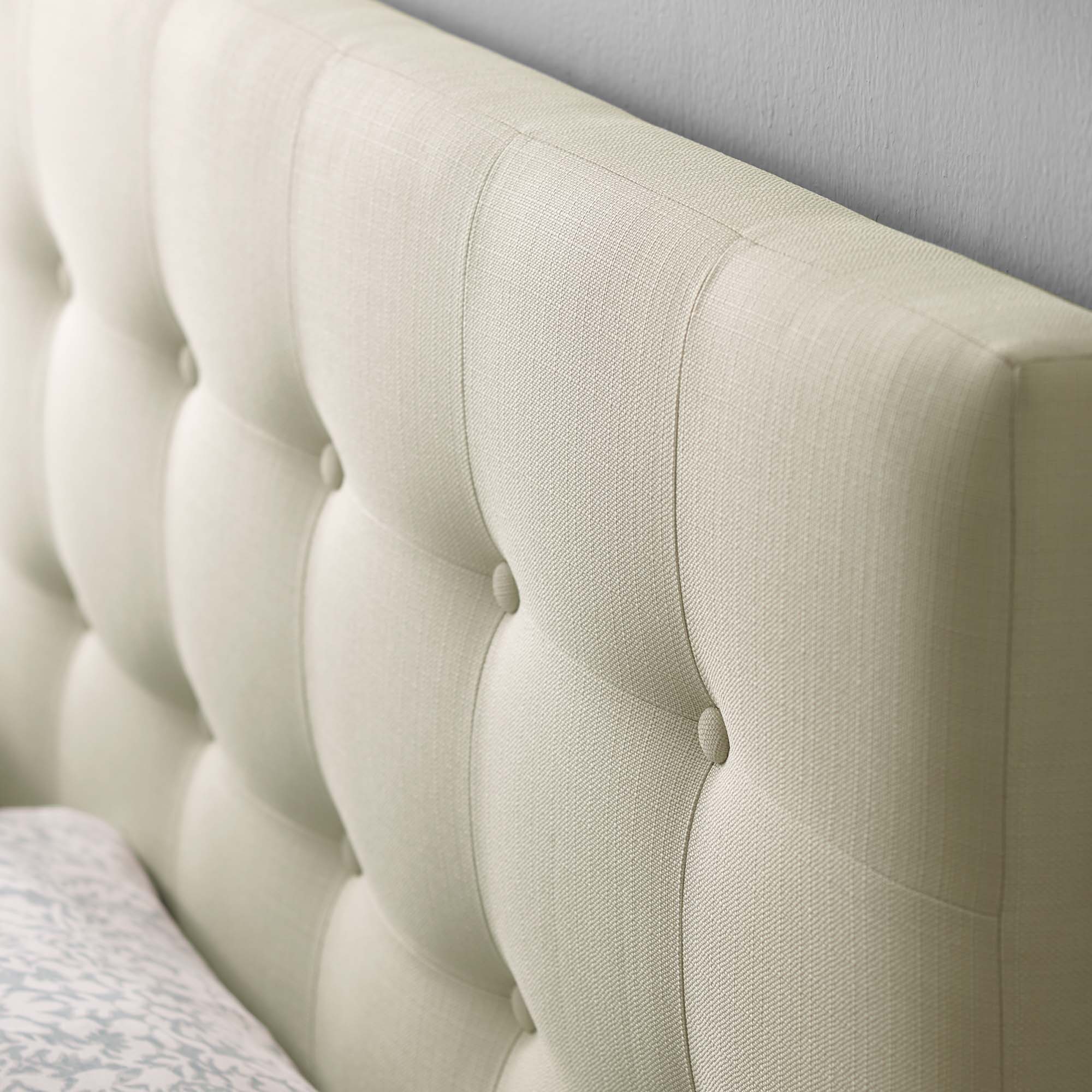 Tufted Upholstered Fabric Headboard - Image 53