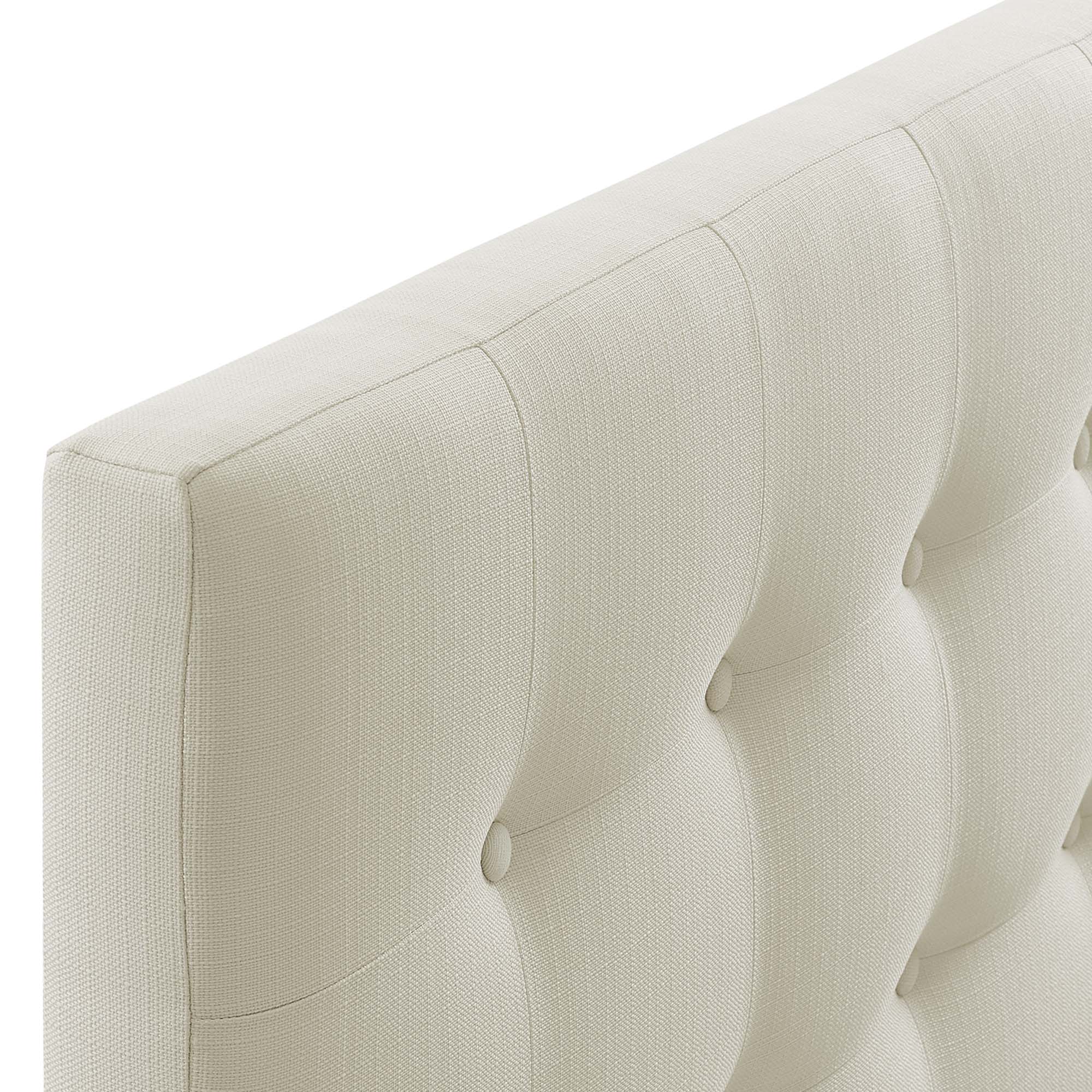 Tufted Upholstered Fabric Headboard - Image 55