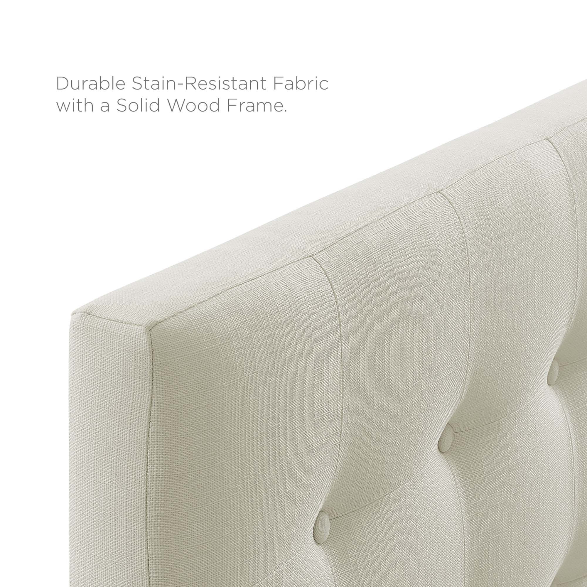 Tufted Upholstered Fabric Headboard - Image 83