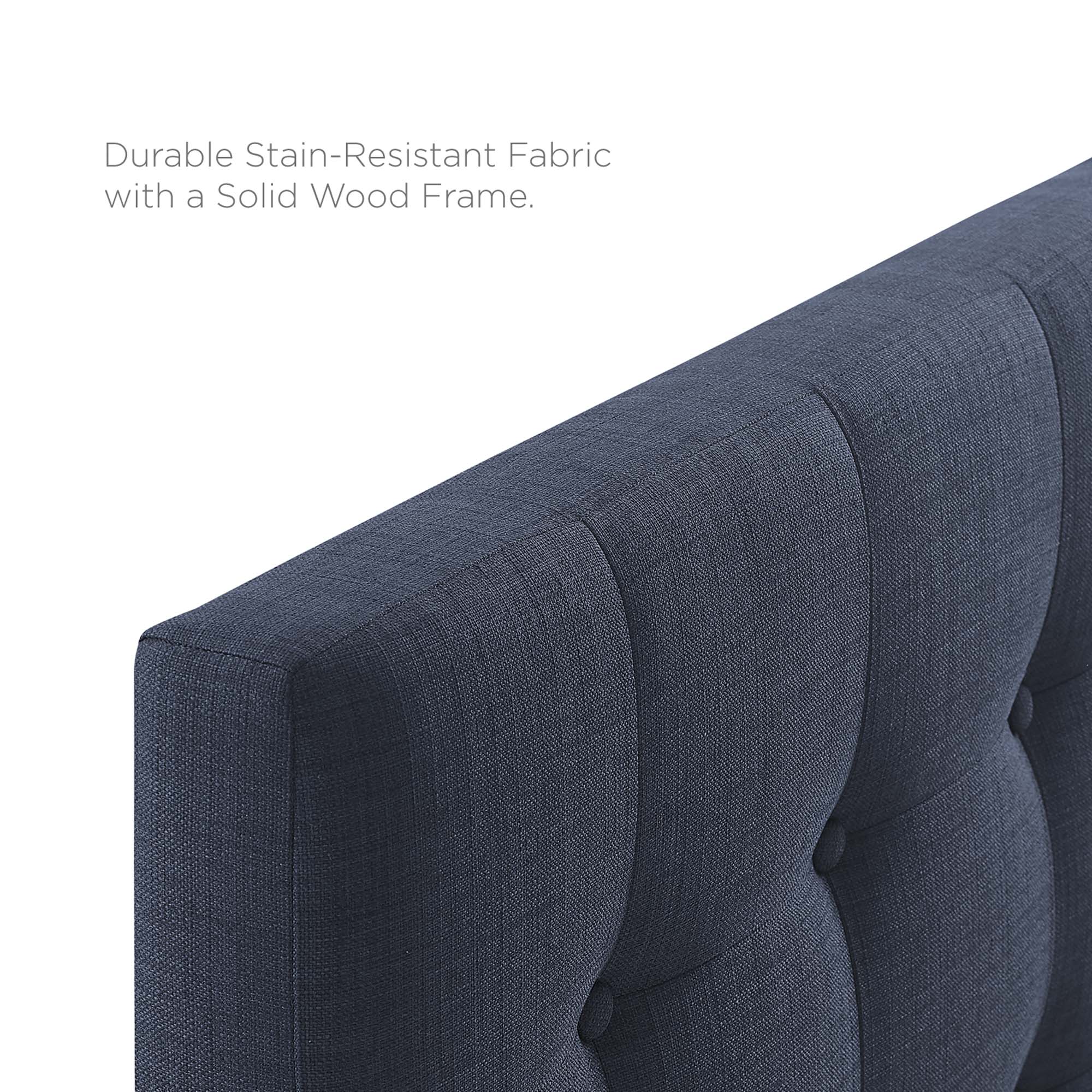 Tufted Upholstered Fabric Headboard - Image 91