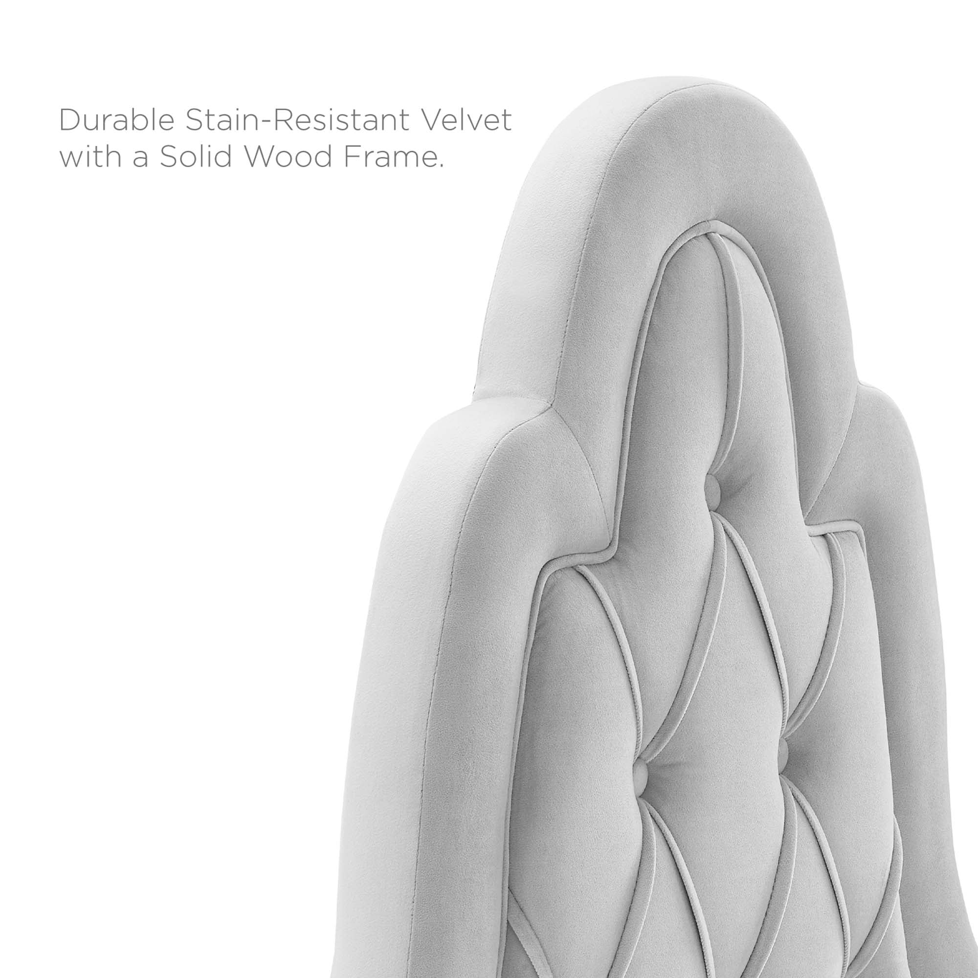 Tufted Upholstered Headboard with French Piping Detail - Image 12