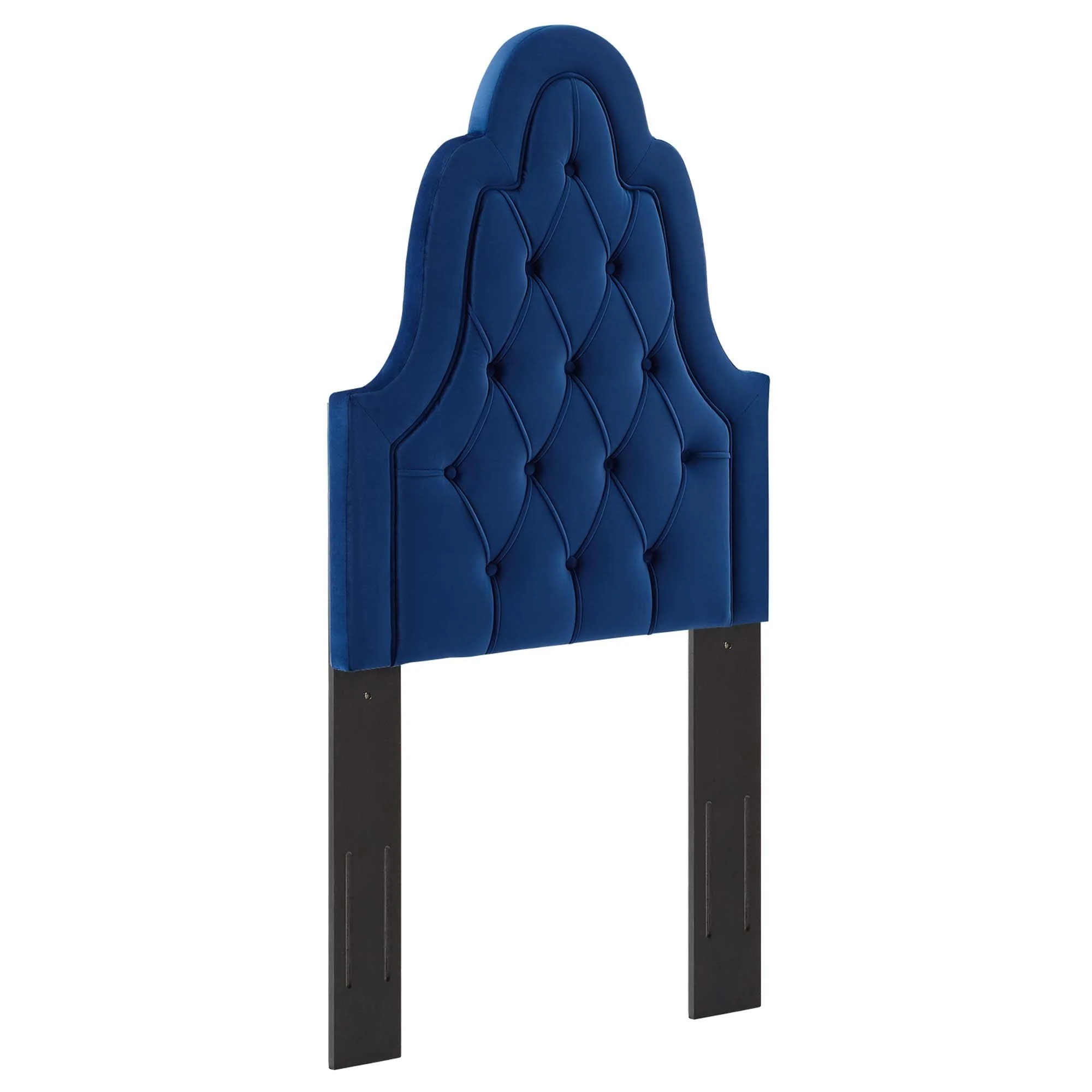 Tufted Upholstered Headboard with French Piping Detail - Image 21
