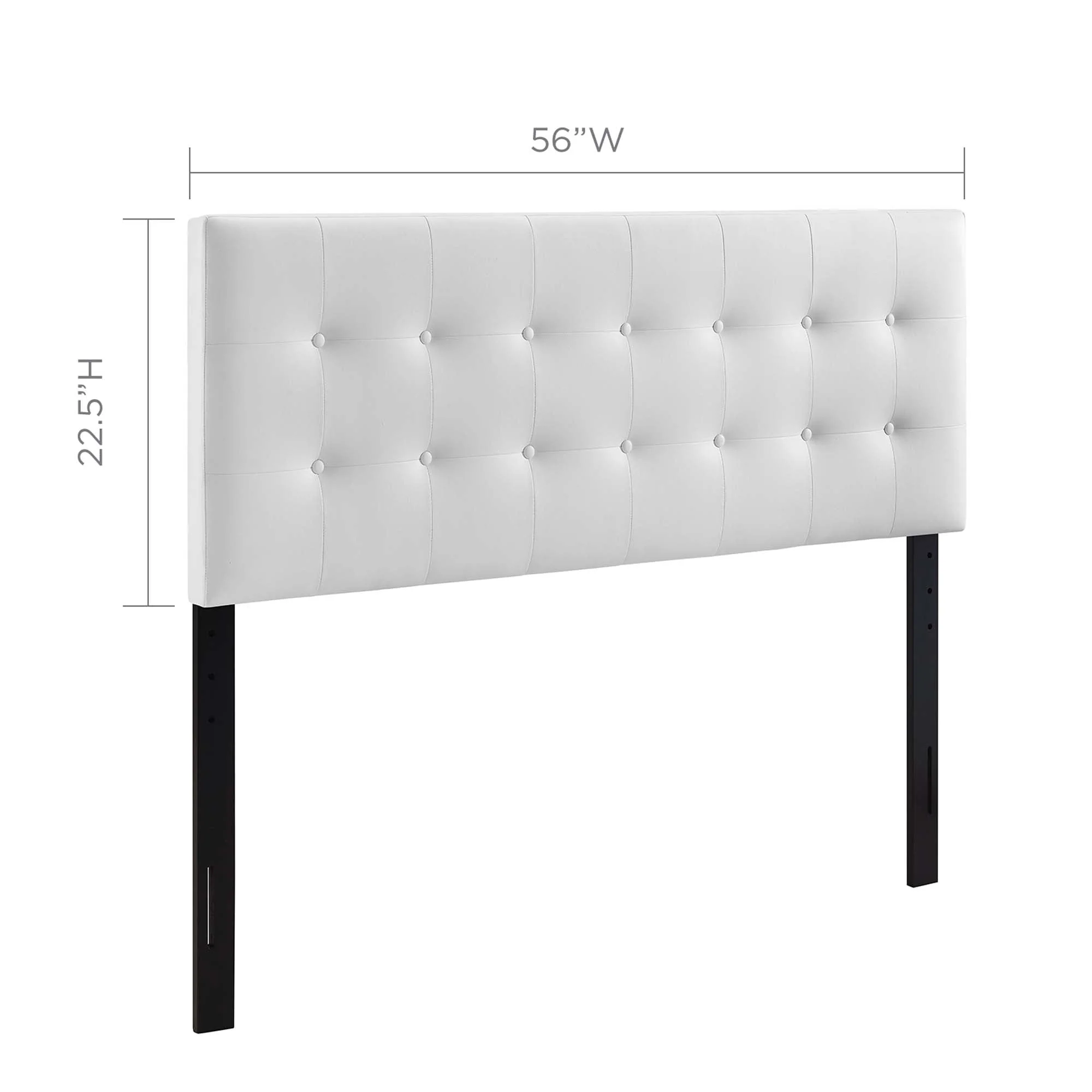 Tufted Upholstered Vinyl Headboard - Image 18