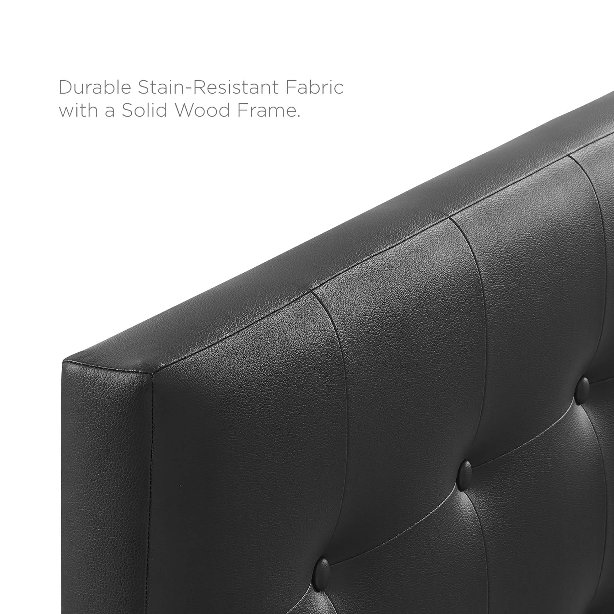Tufted Upholstered Vinyl Headboard - Image 24