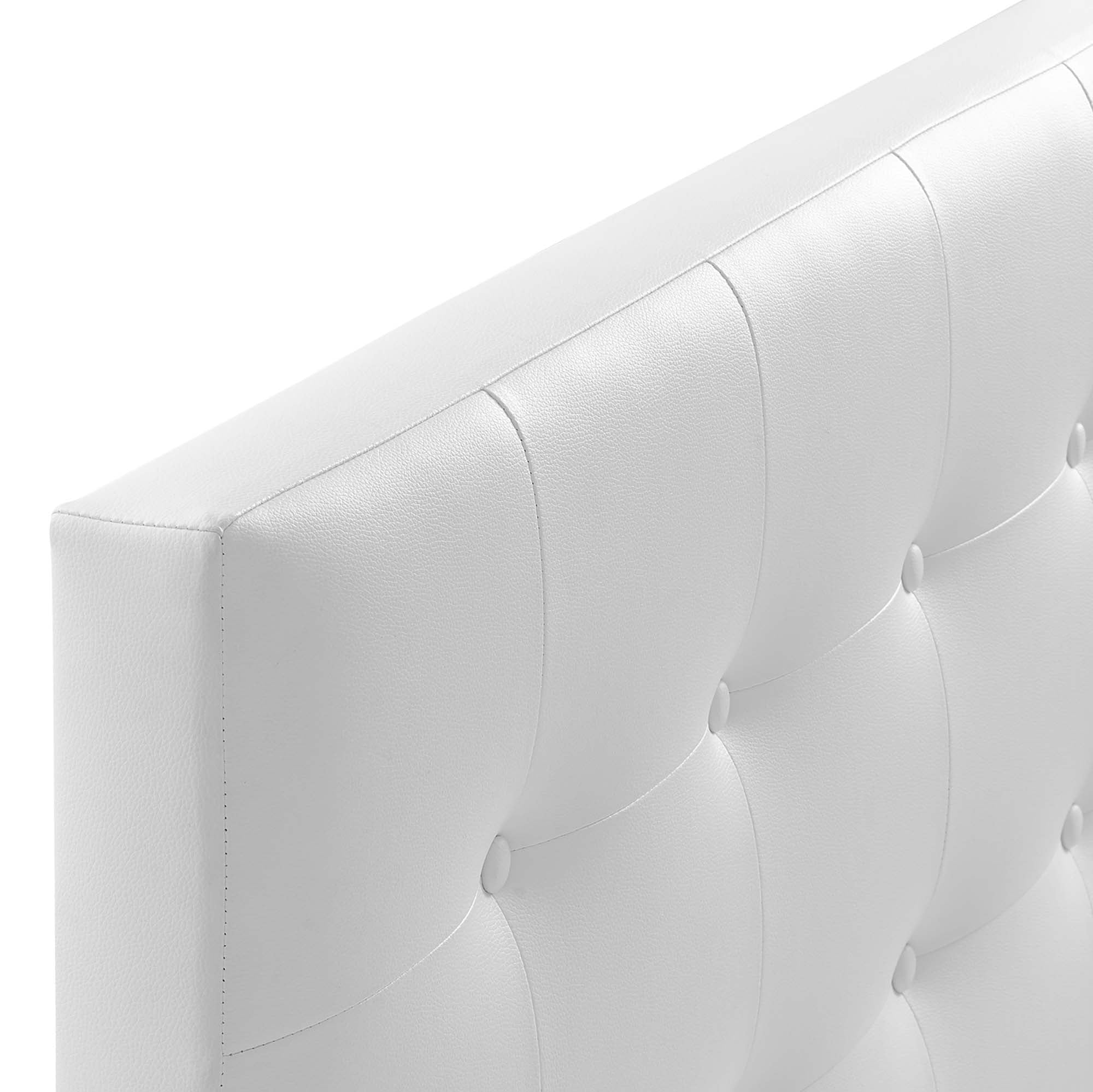 Tufted Upholstered Vinyl Headboard - Image 52