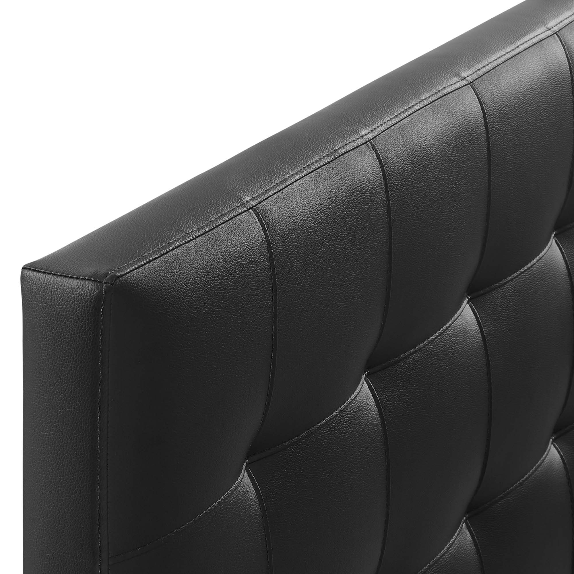 Tufted Upholstered Vinyl Headboard - Image 51