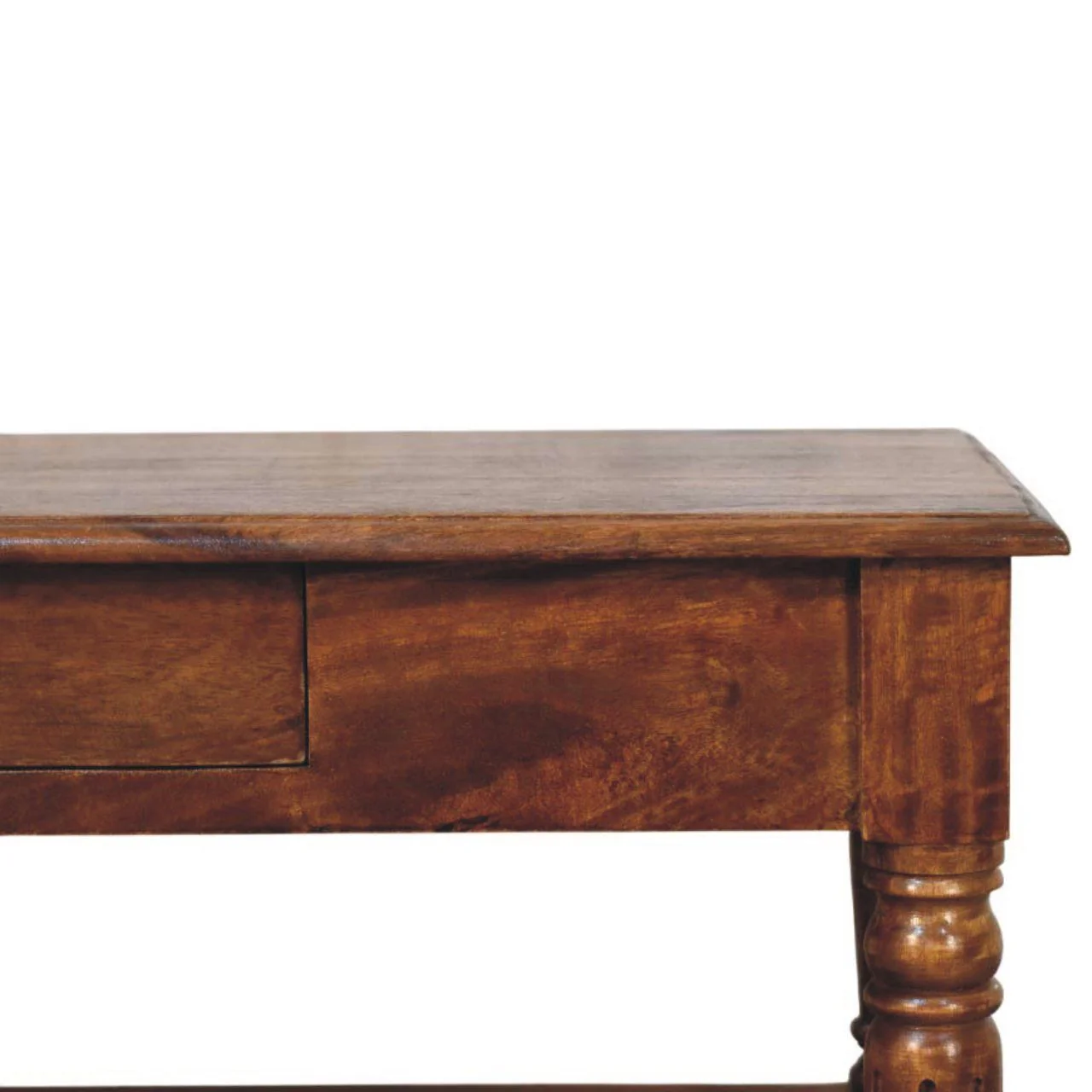 Turned Legs Drawer Table - Image 7