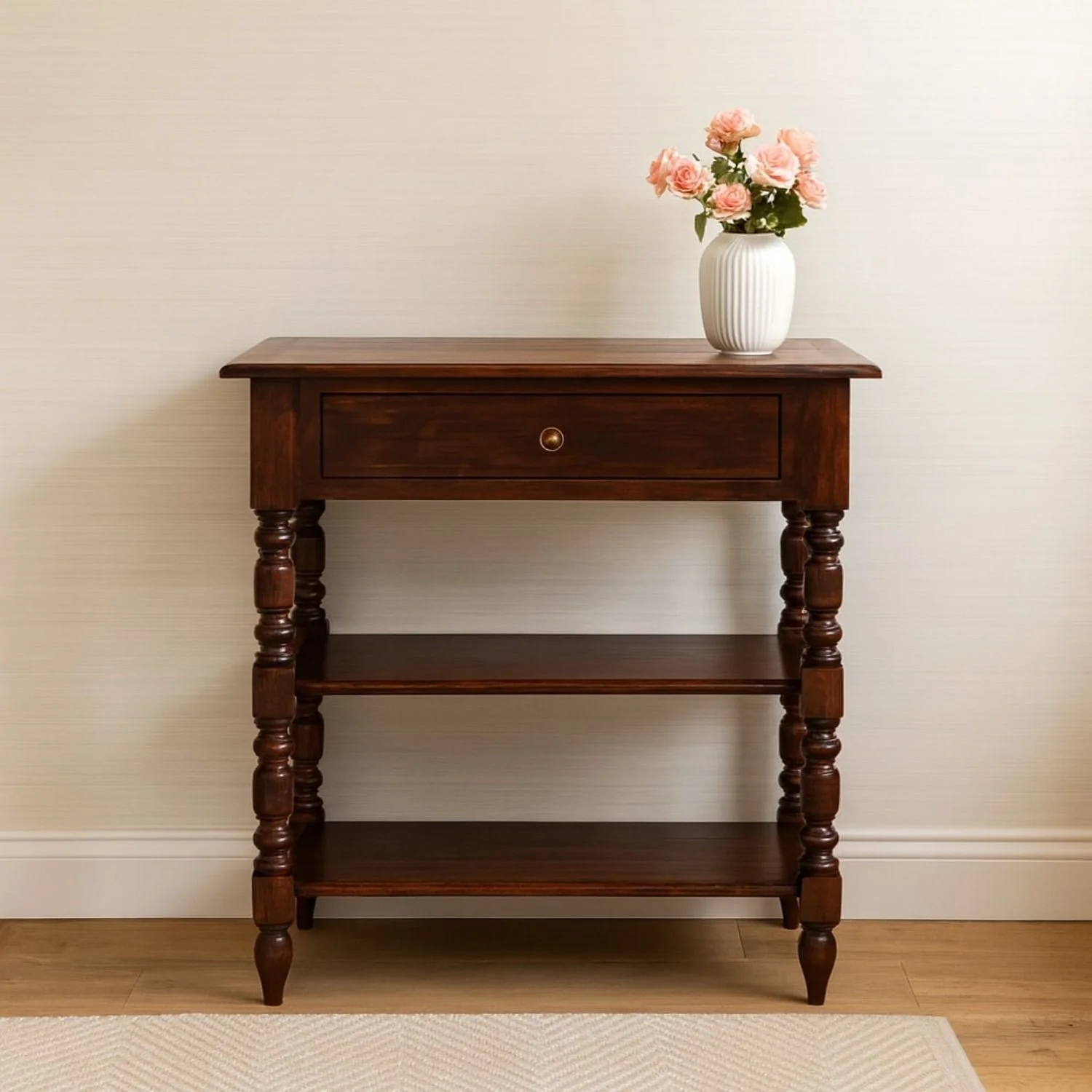 Turned Legs Side Table - Image 8