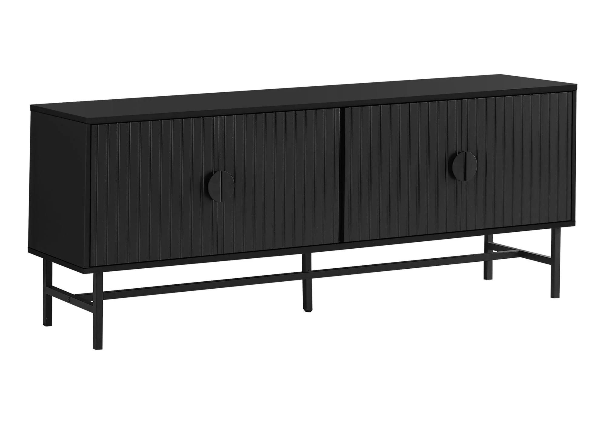 TV Stand, Console, Media Entertainment Center, Storage Cabinet, And Contemporary & Modern - Image 7